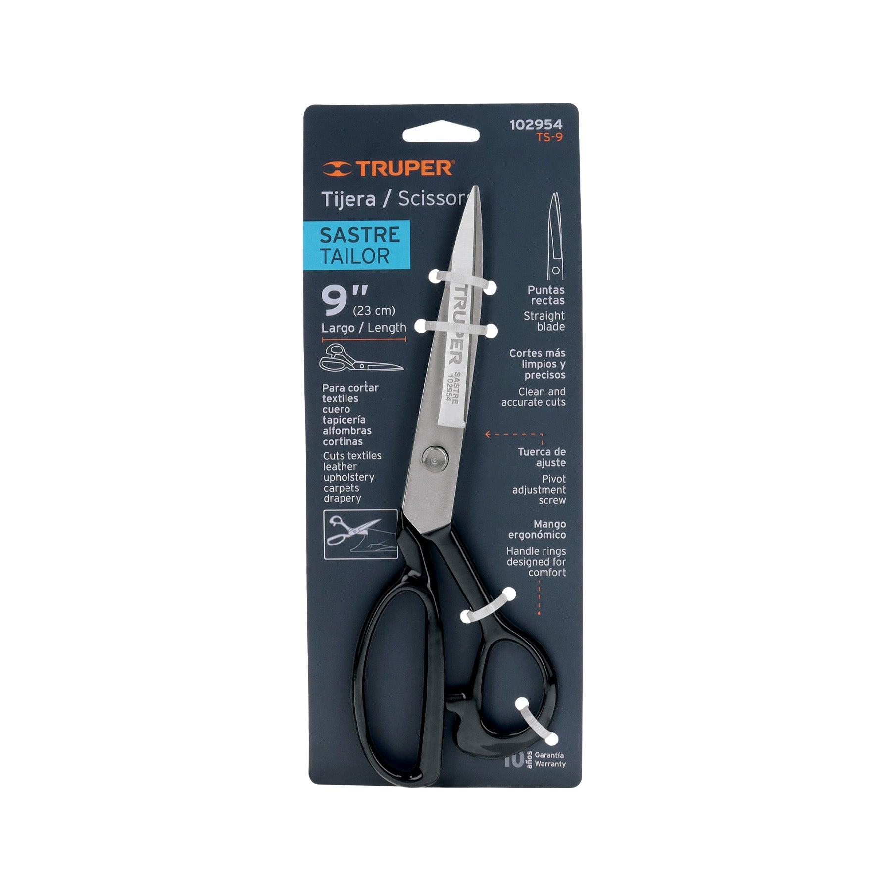 Tijera 9' para sastre, TRUPER