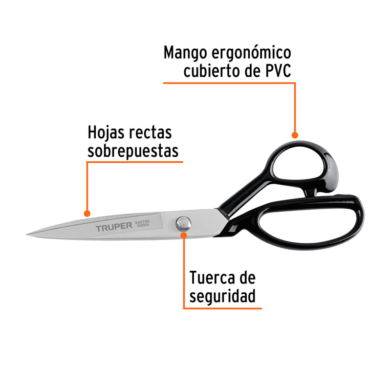 Tijera 9' para sastre, TRUPER