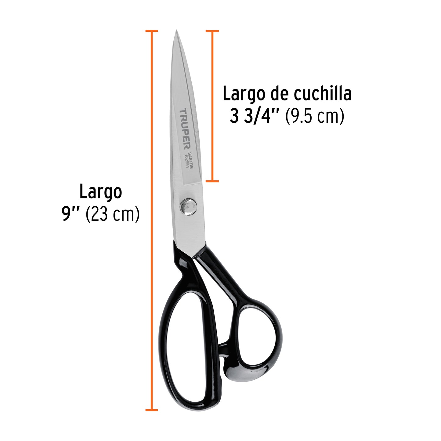 Tijera 9' para sastre, TRUPER