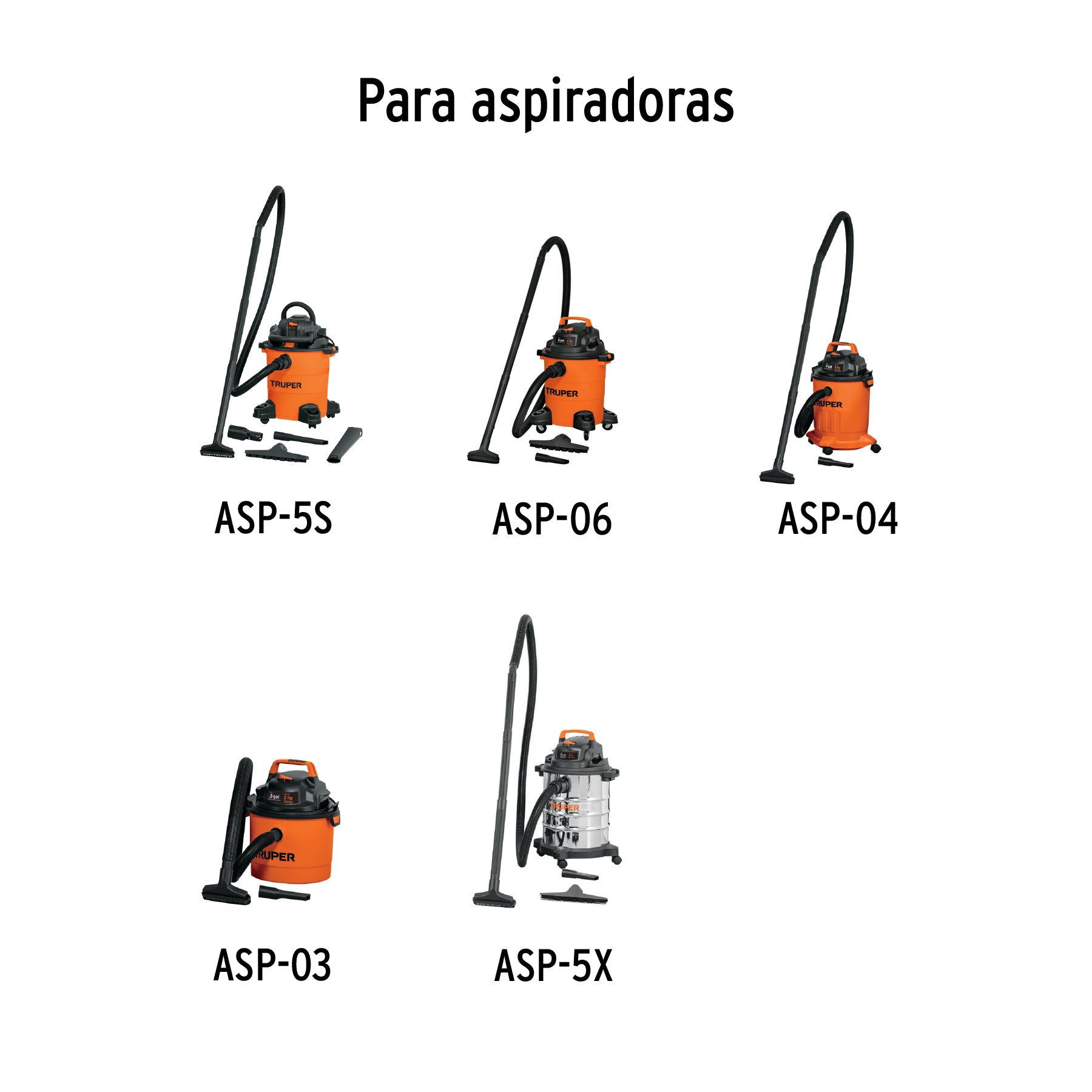 Tubo de extensión para aspiradora ASPI-03-06