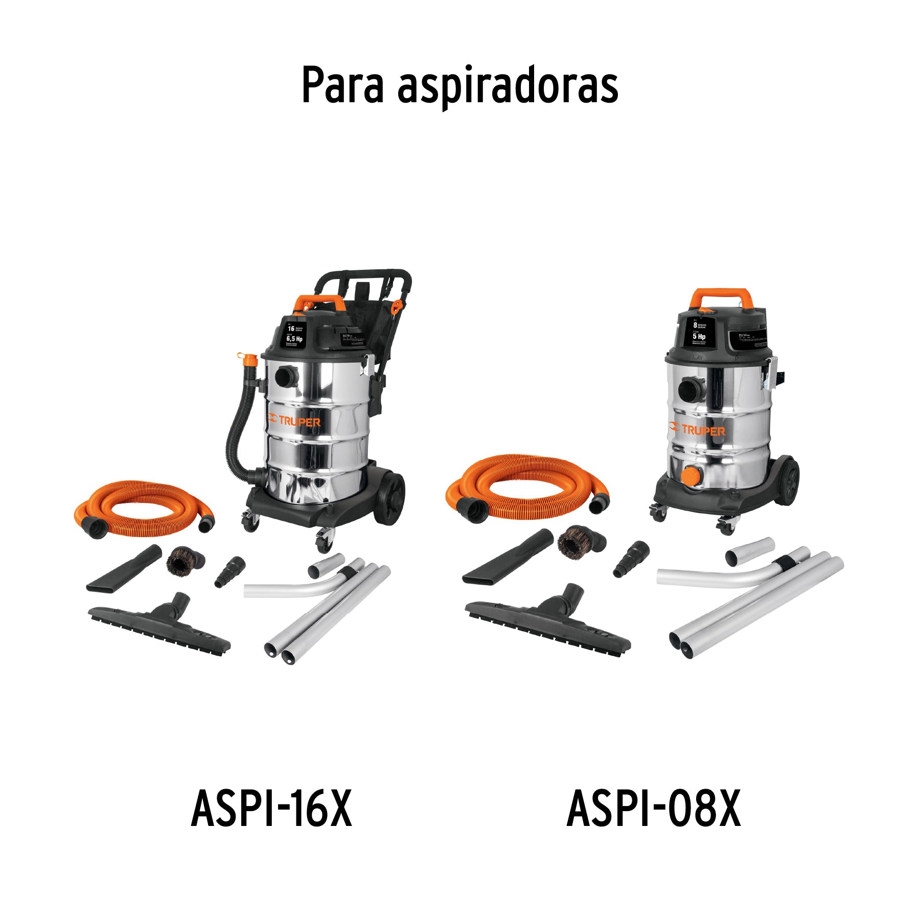 Tubo curvo para aspiradora ASPI-08X y ASPI-16X