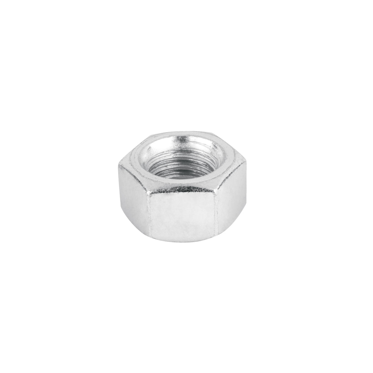 Tuerca de acero galvanizado hexagonal de 1/2", 50 pzas