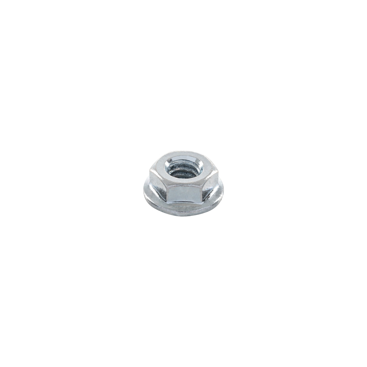 Bolsa con 100 tuercas flange, 1/4', acero galvanizado, FIERO