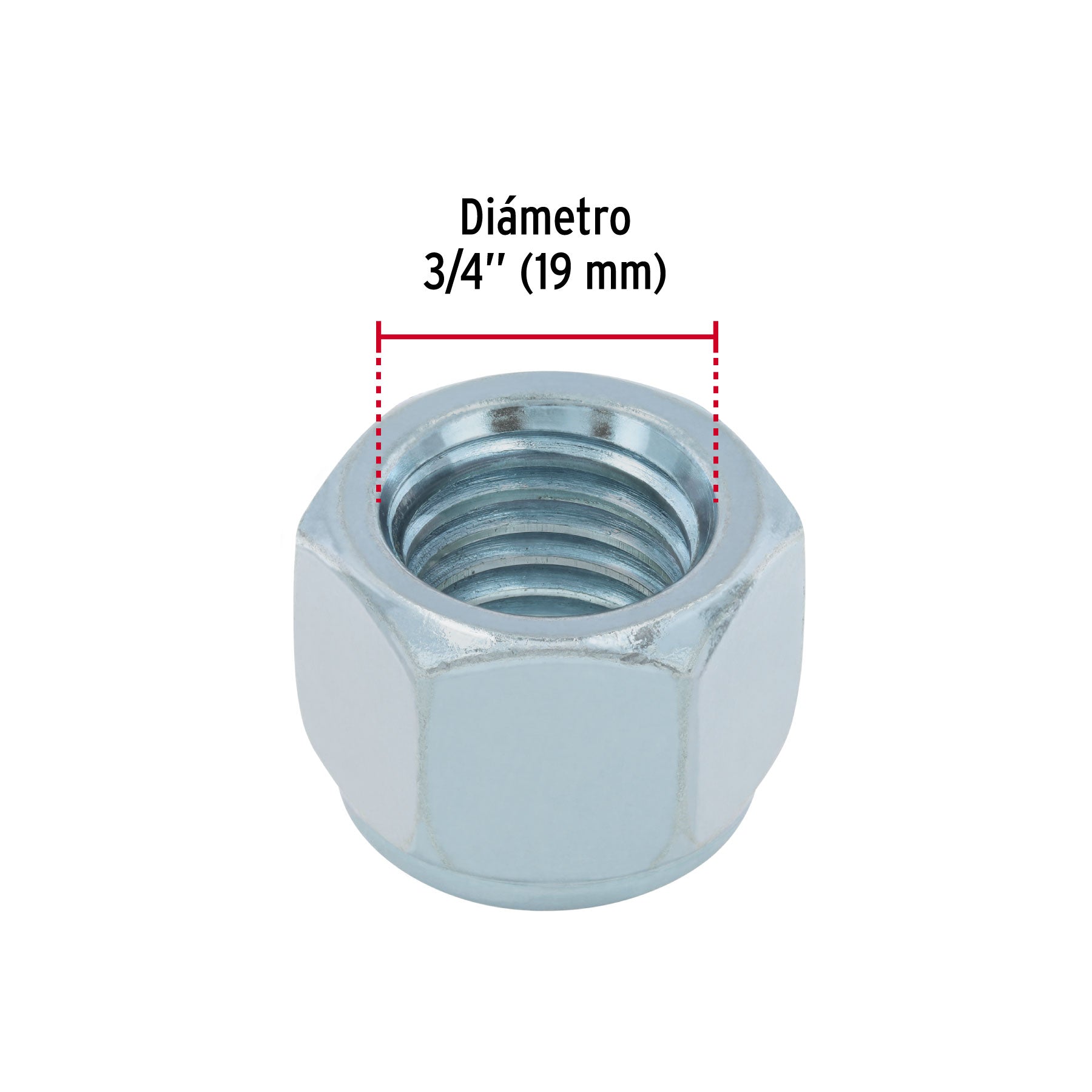 Bolsa con 15 tuercas de seguridad, 3/4' , FIERO