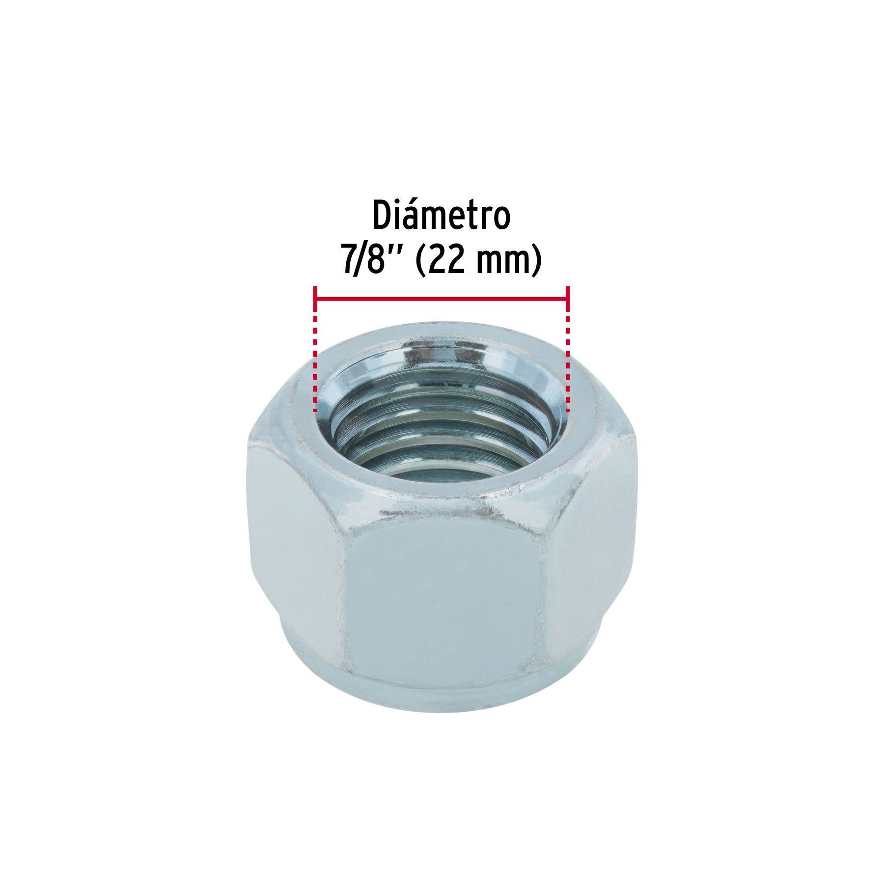 Bolsa con 10 tuercas de seguridad, 7/8' , FIERO