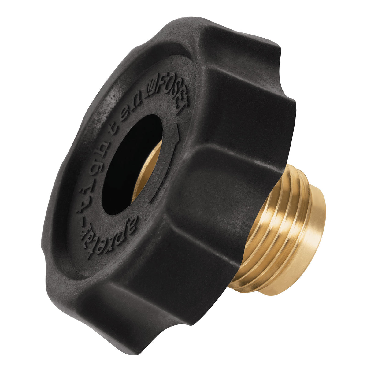 Tuerca izquierda 7/8" con maneral plástico