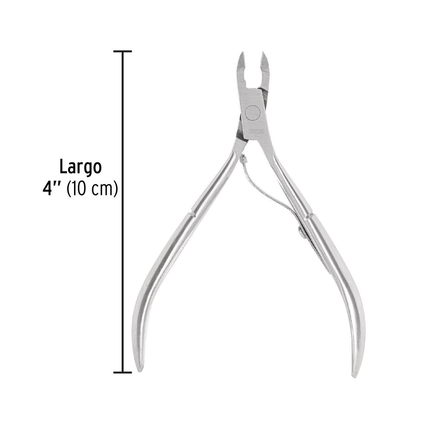 Alicate para manicure 4', cabeza recta, Pretul