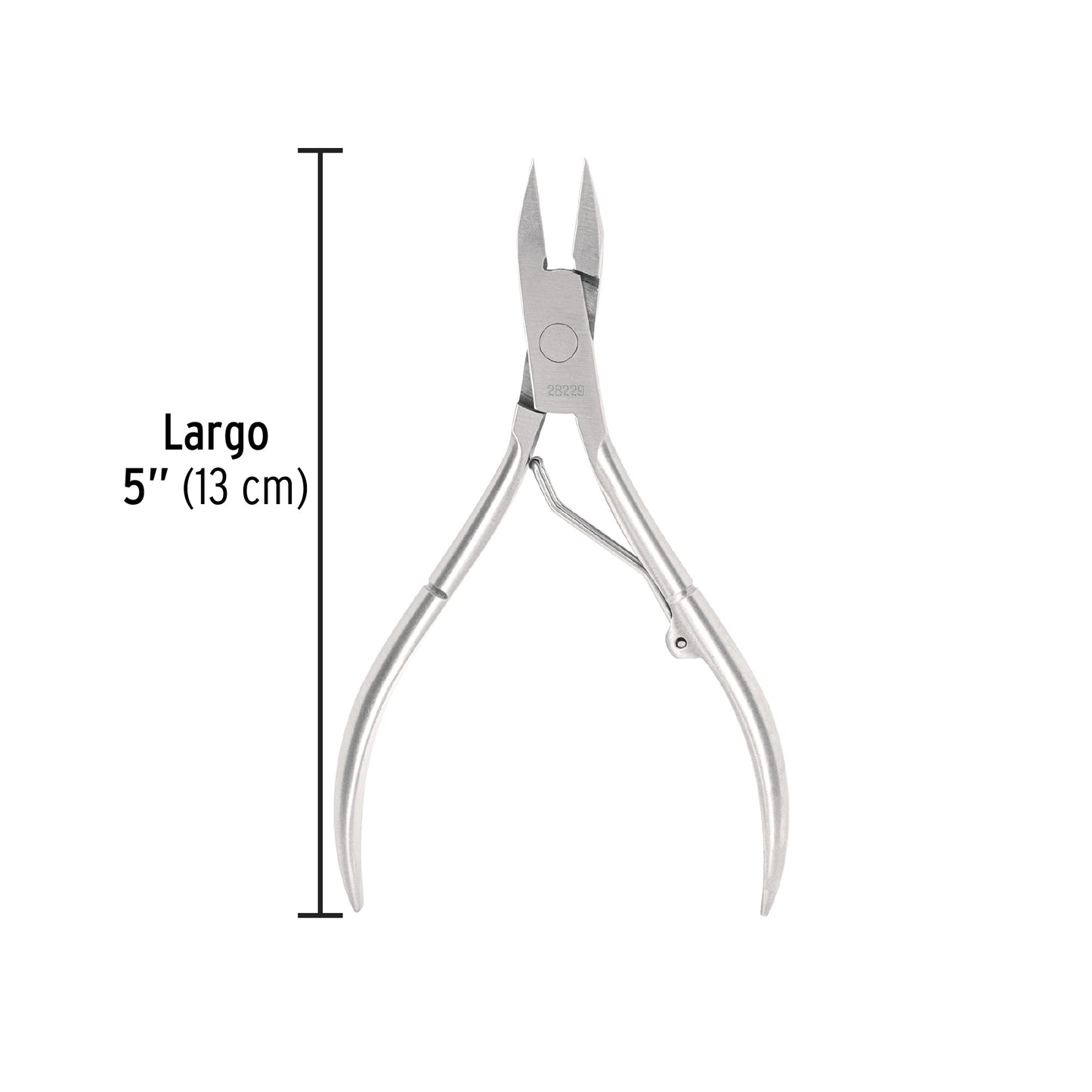 Alicate para pedicure 5', cabeza plana, Pretul