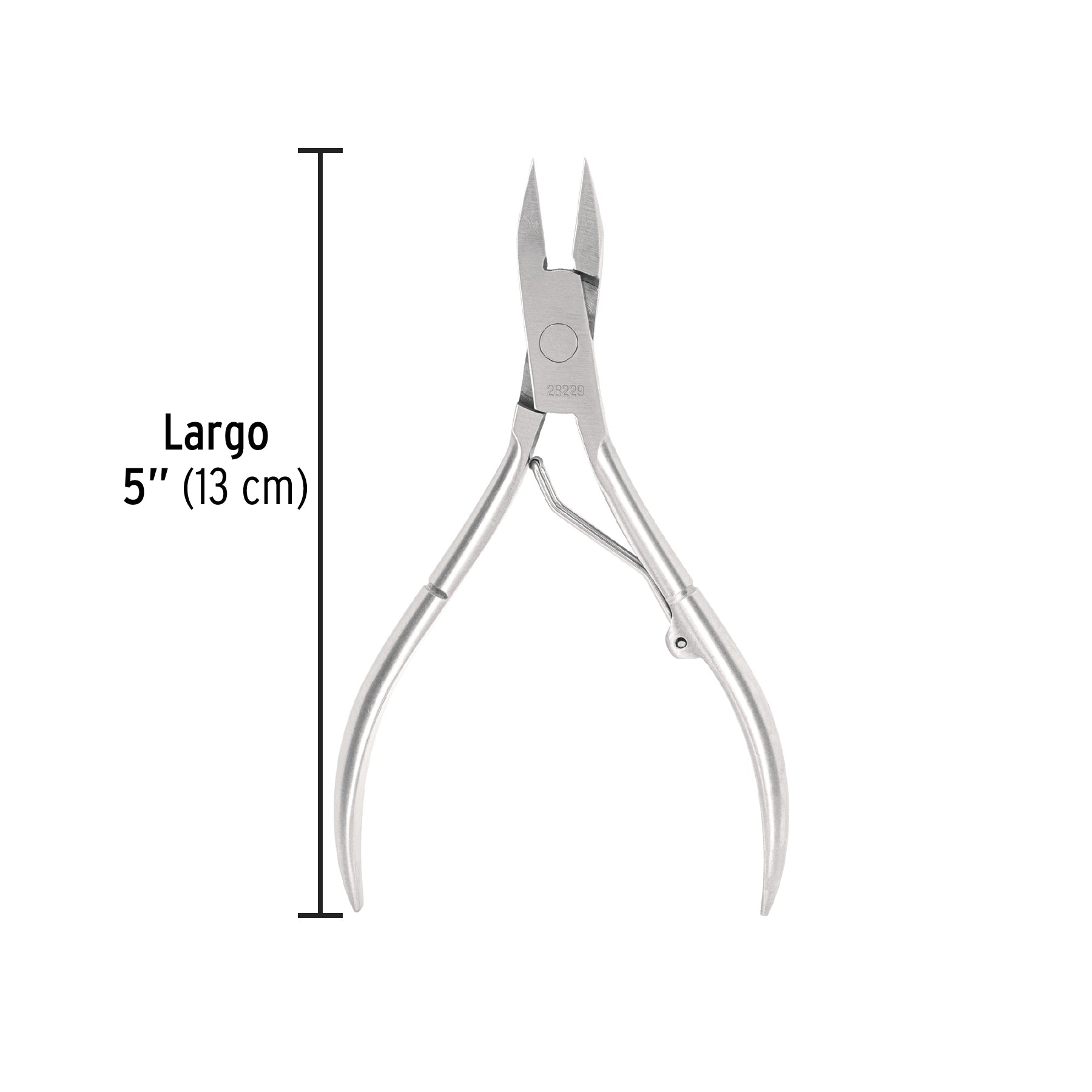 Alicate para pedicure 5', cabeza plana, Pretul