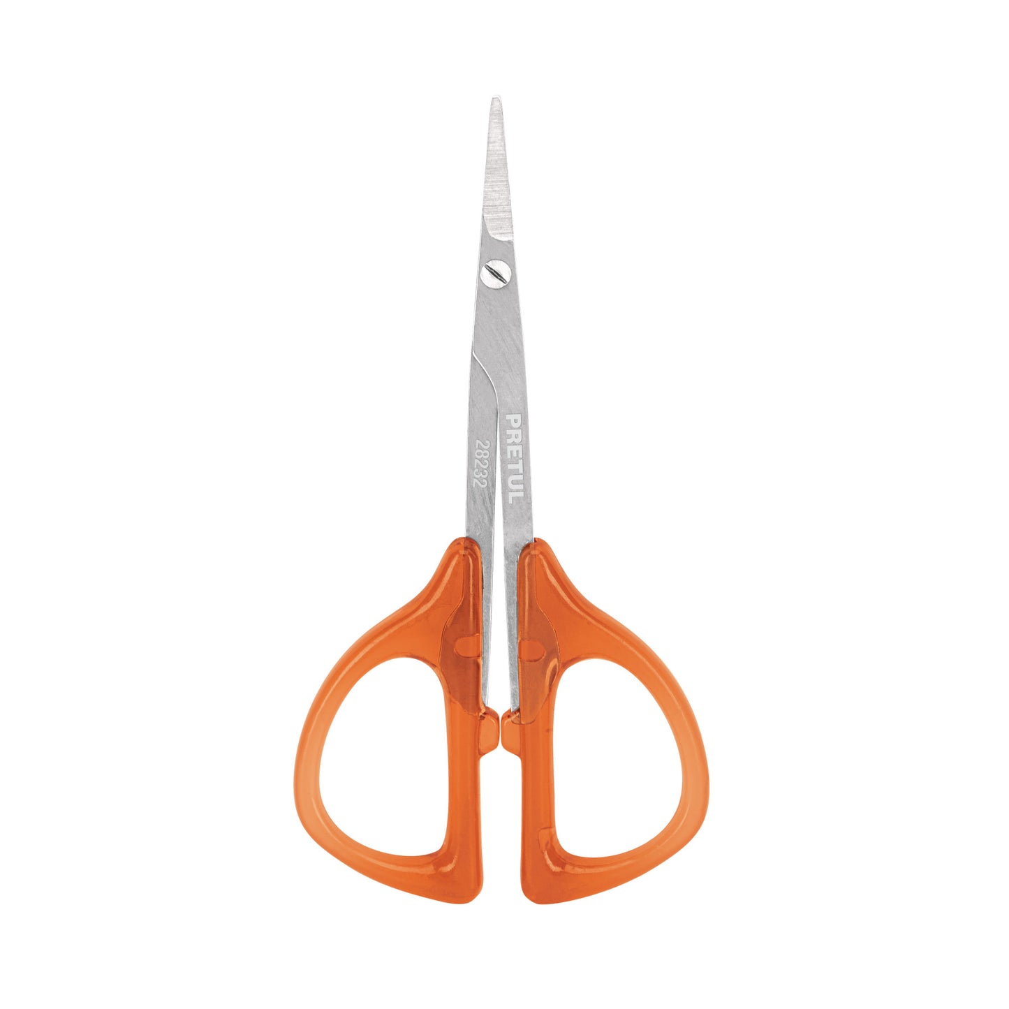 Tijera para manicure 3-3/4', mango plastico, Pretul