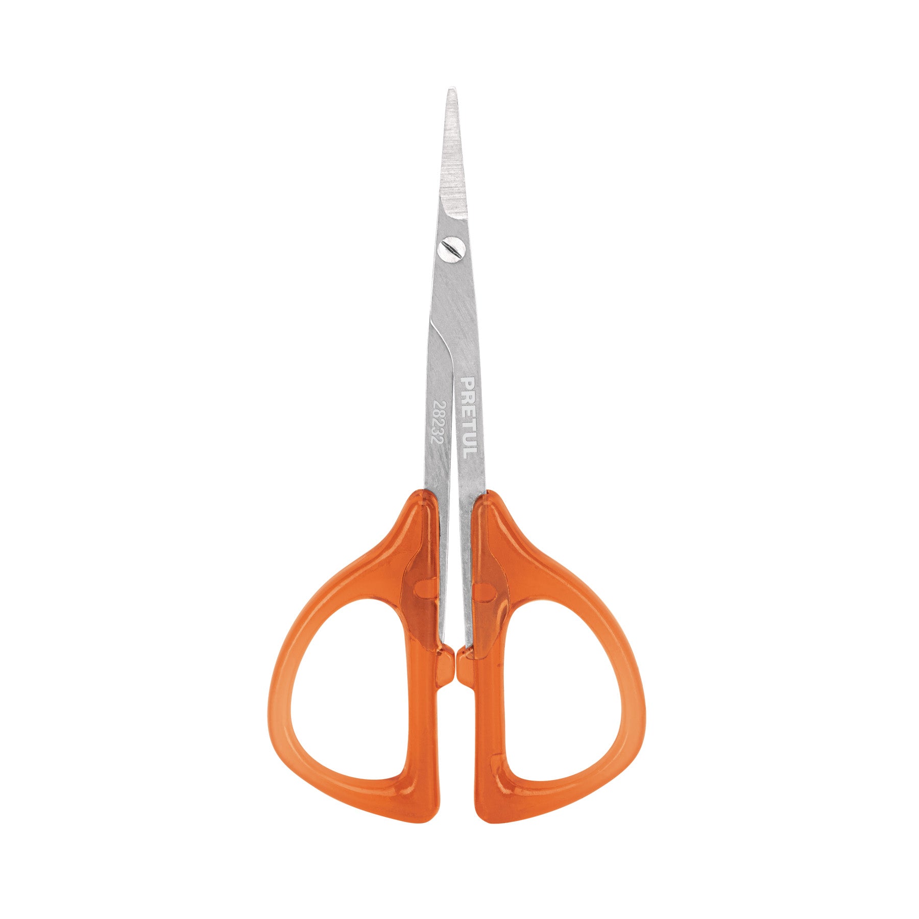 Tijera para manicure 3-3/4', mango plastico, Pretul