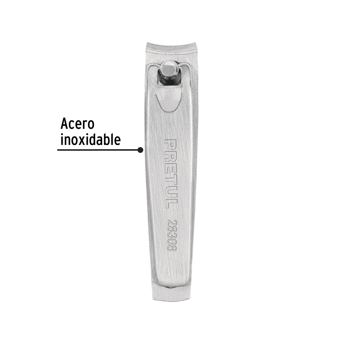 Corta uñas 2' acero inoxidable, Pretul