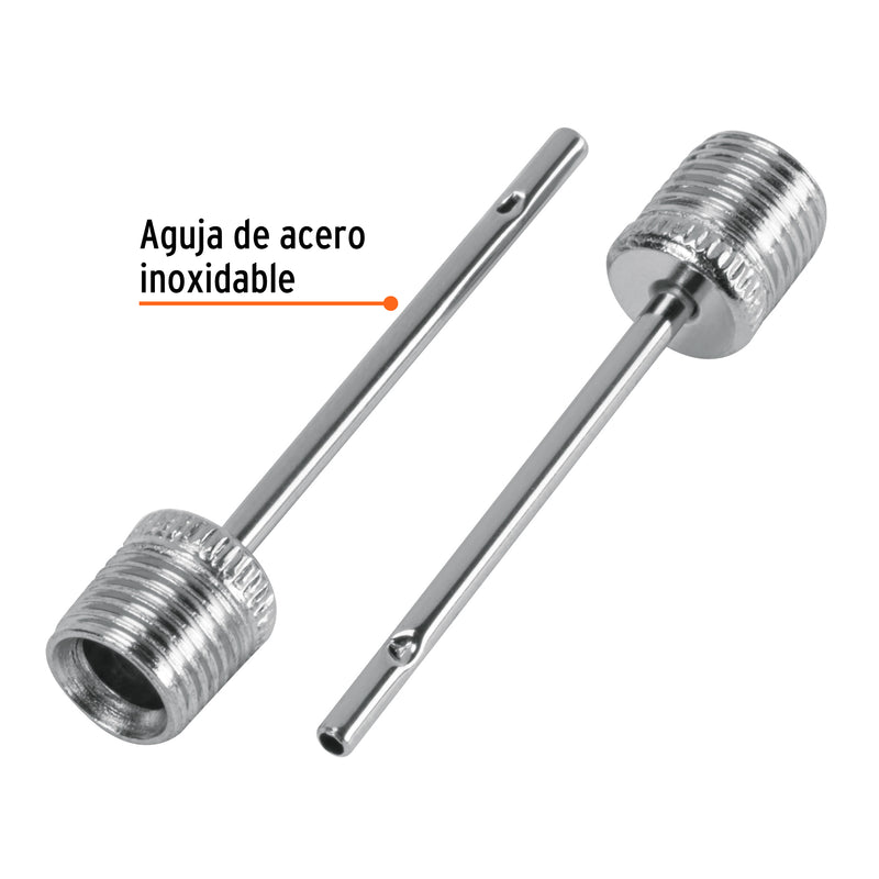 Válvula para inflar balones, bolsa 100 piezas, Pretul