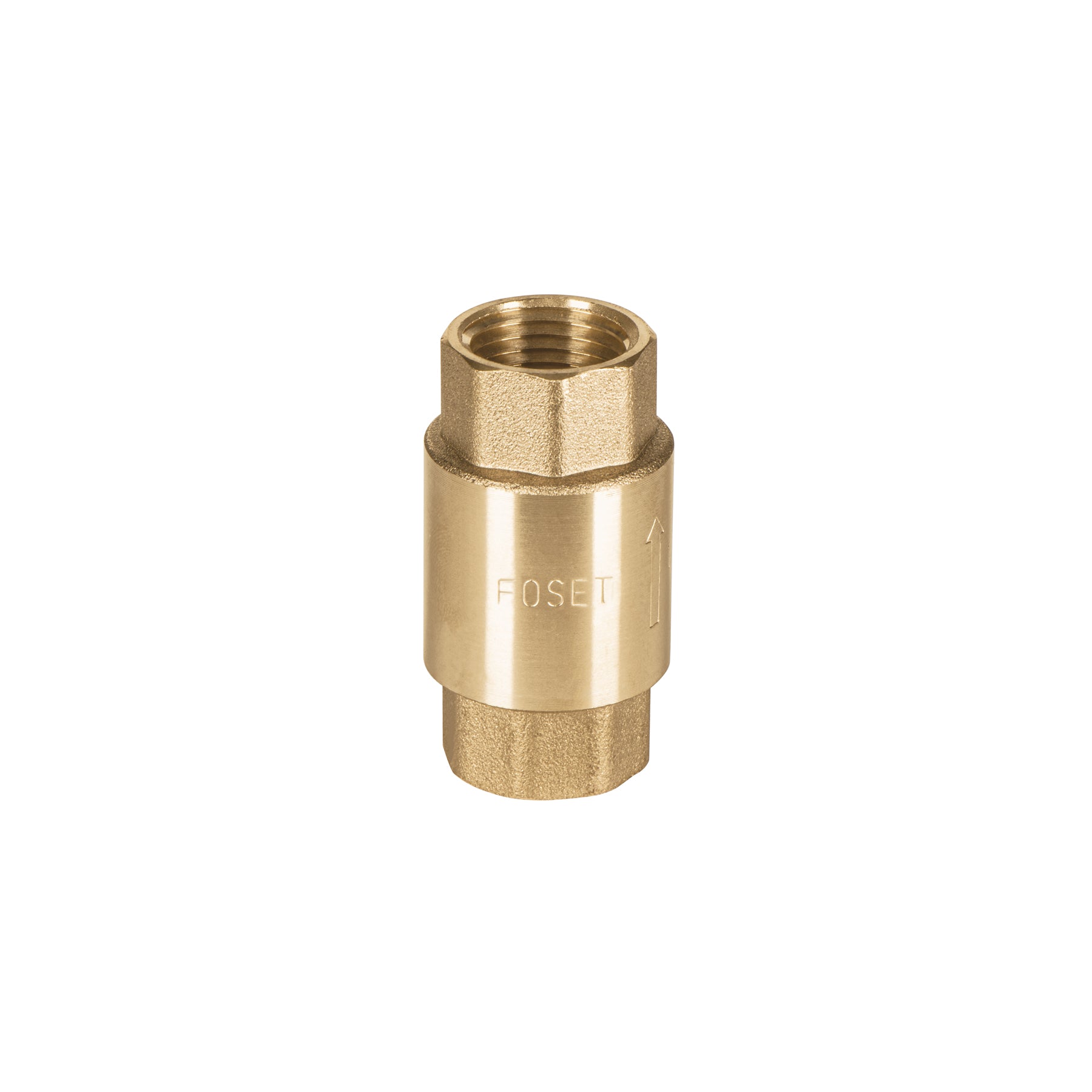 Válvula de retención de latón de 1/2"