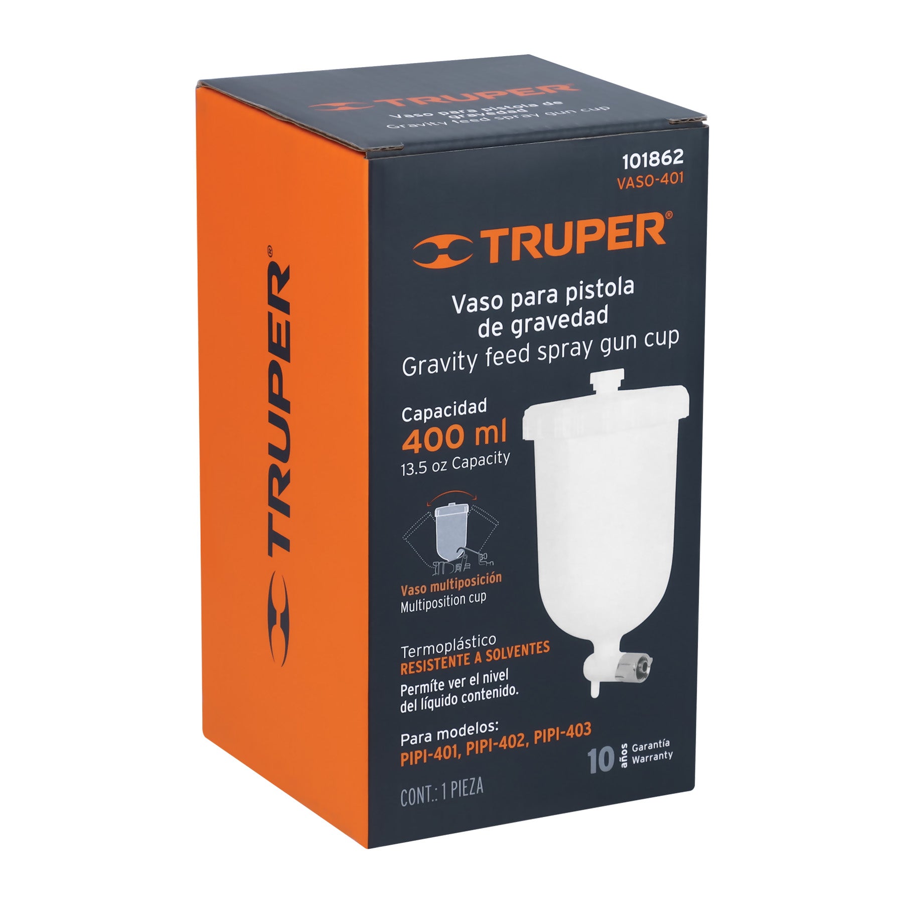 Vaso plástico de repuesto para PIPI-401/402/403
