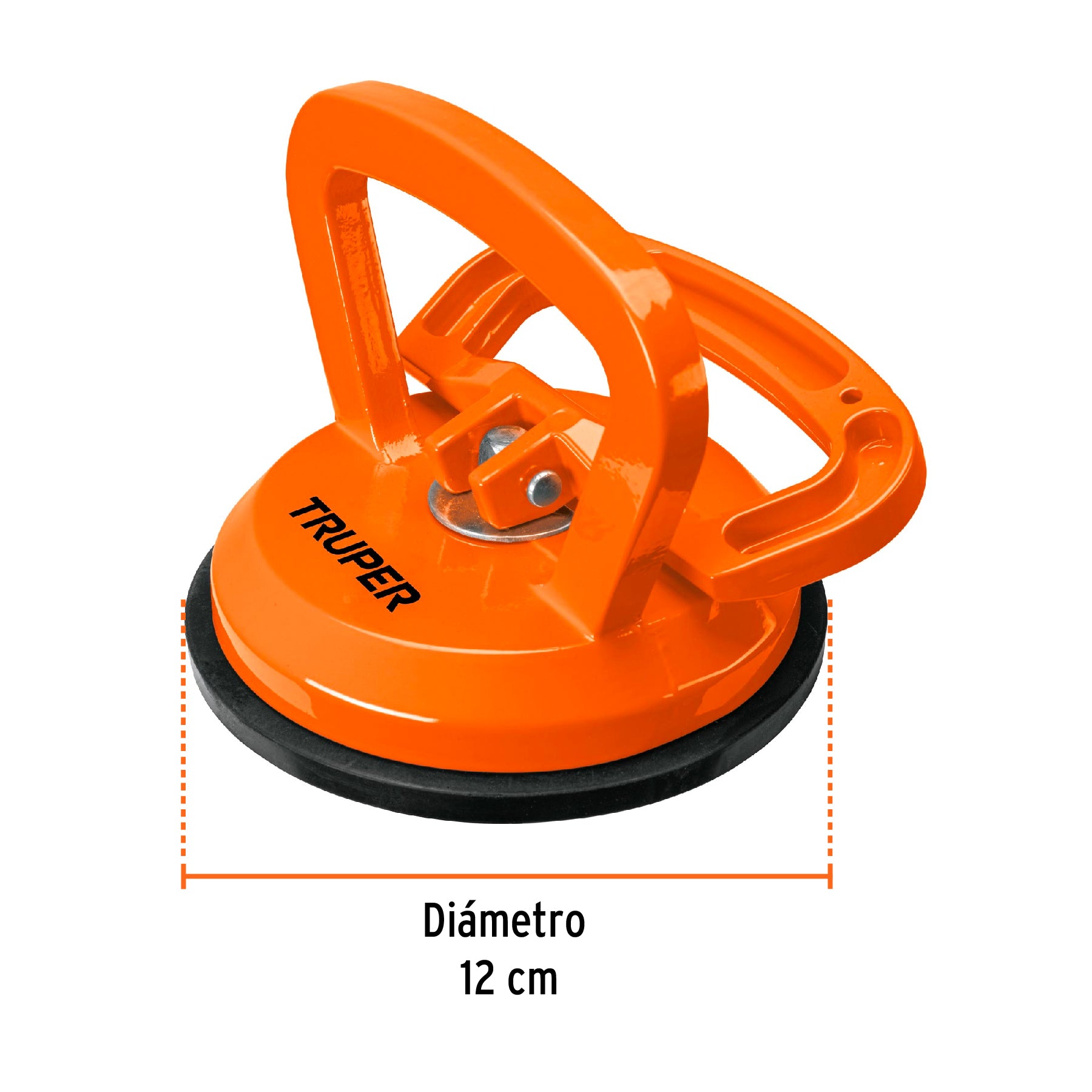 VENTOSA DE ALUMINIO PARA VIDRIO,1 COPAS DESUCCION