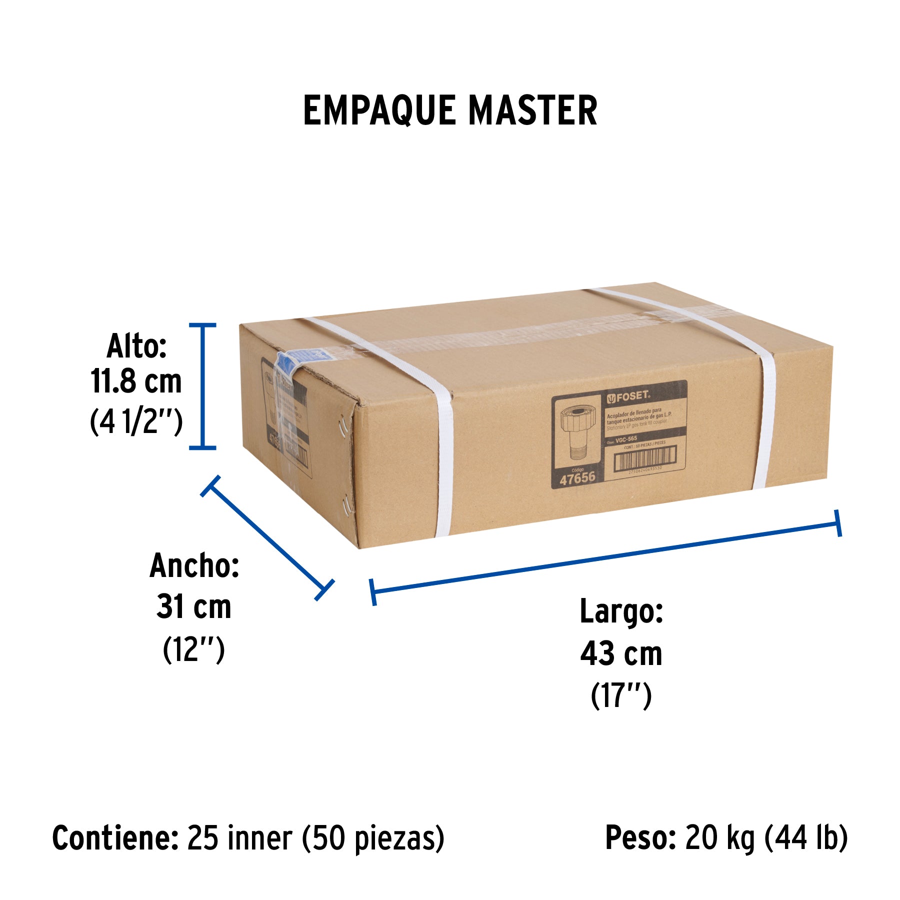 Acoplador llenado p/tanque estacionario,ACME 1-3/4x3/4'NPT