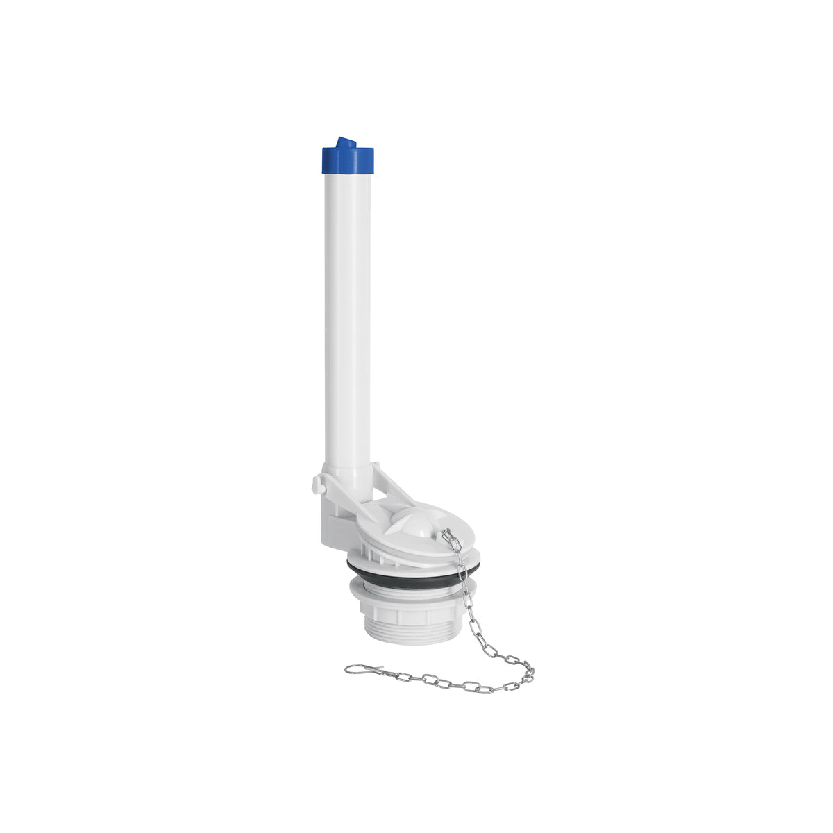 Válvula de descarga de 2' p/sanitario dos pzas,cadena inox