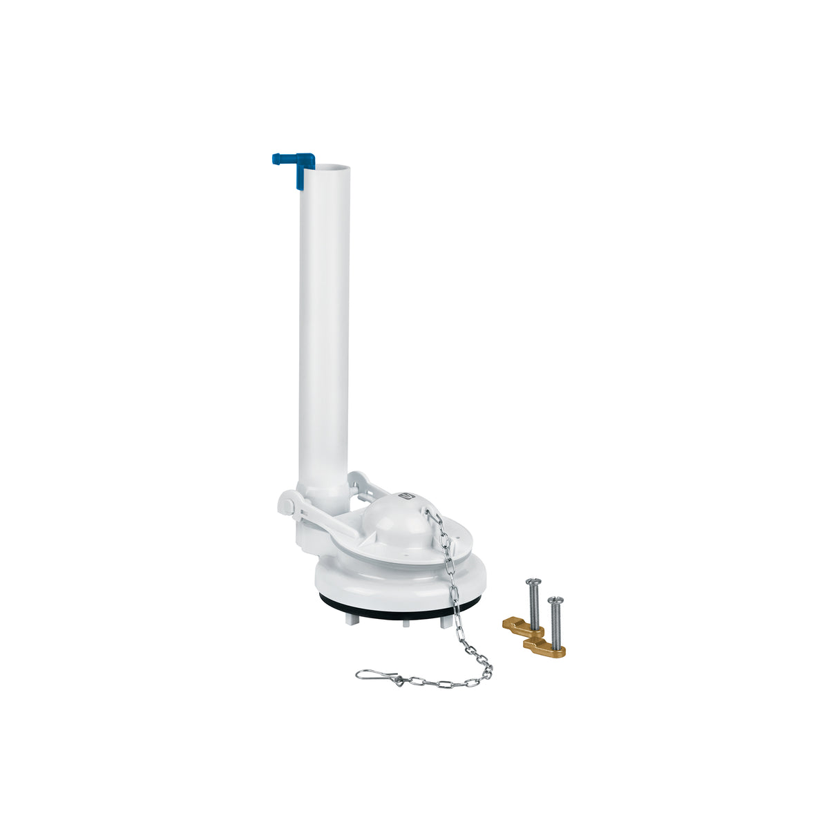 Válvula de descarga de 3' p/sanitario una pza, cadena Inox