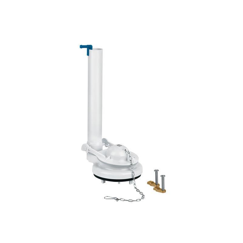 Válvula de descarga de 3' p/sanitario una pza, cadena Inox