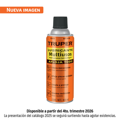 Aceite aflojatodo en aerosol, 400 ml