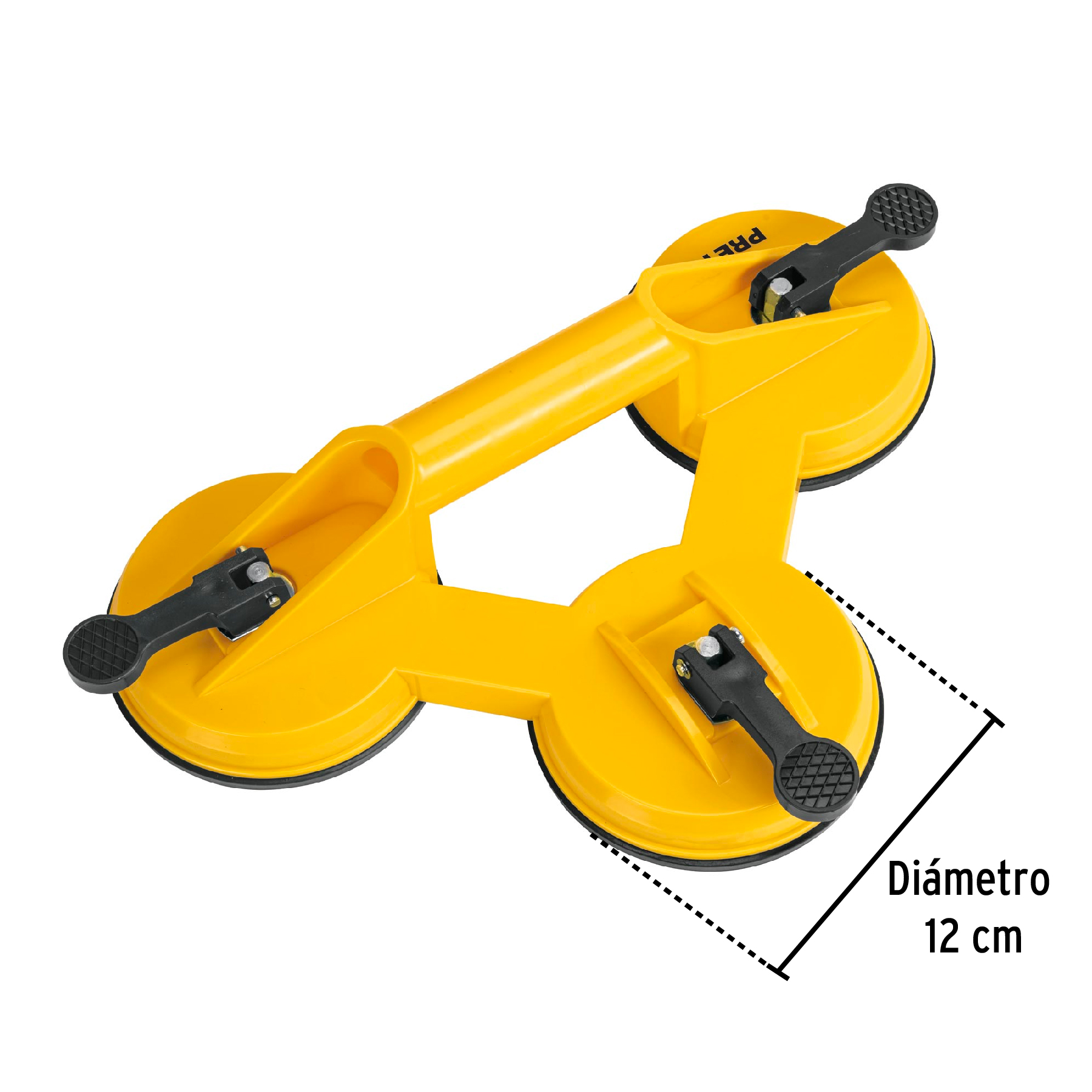 VENTOSA DE PLASTICO  PARA VIDRIO,3 COPAS DESUCCION