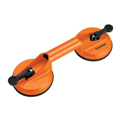 VENTOSA DE ALUMINIO PARA VIDRIO,2 COPAS DESUCCION