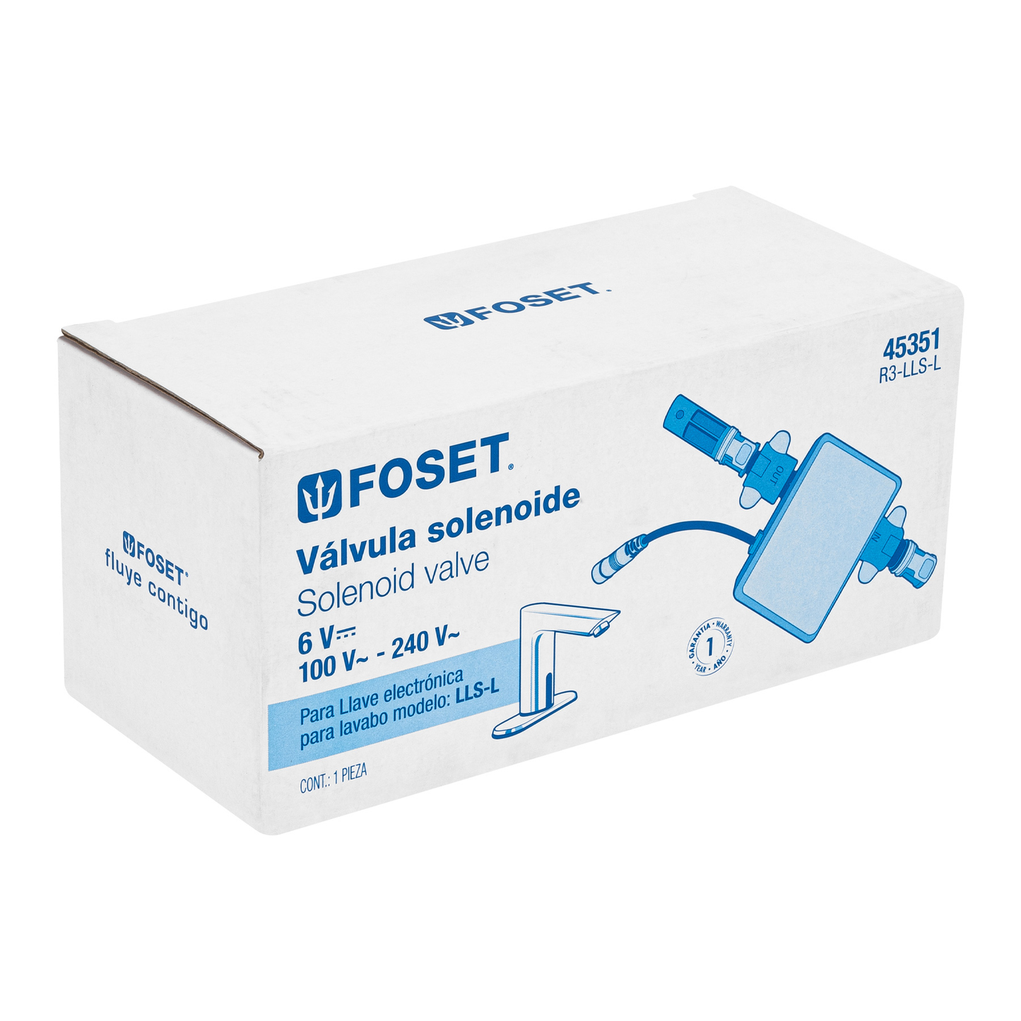 Válvula solenoide para llave de sensor LLS-L