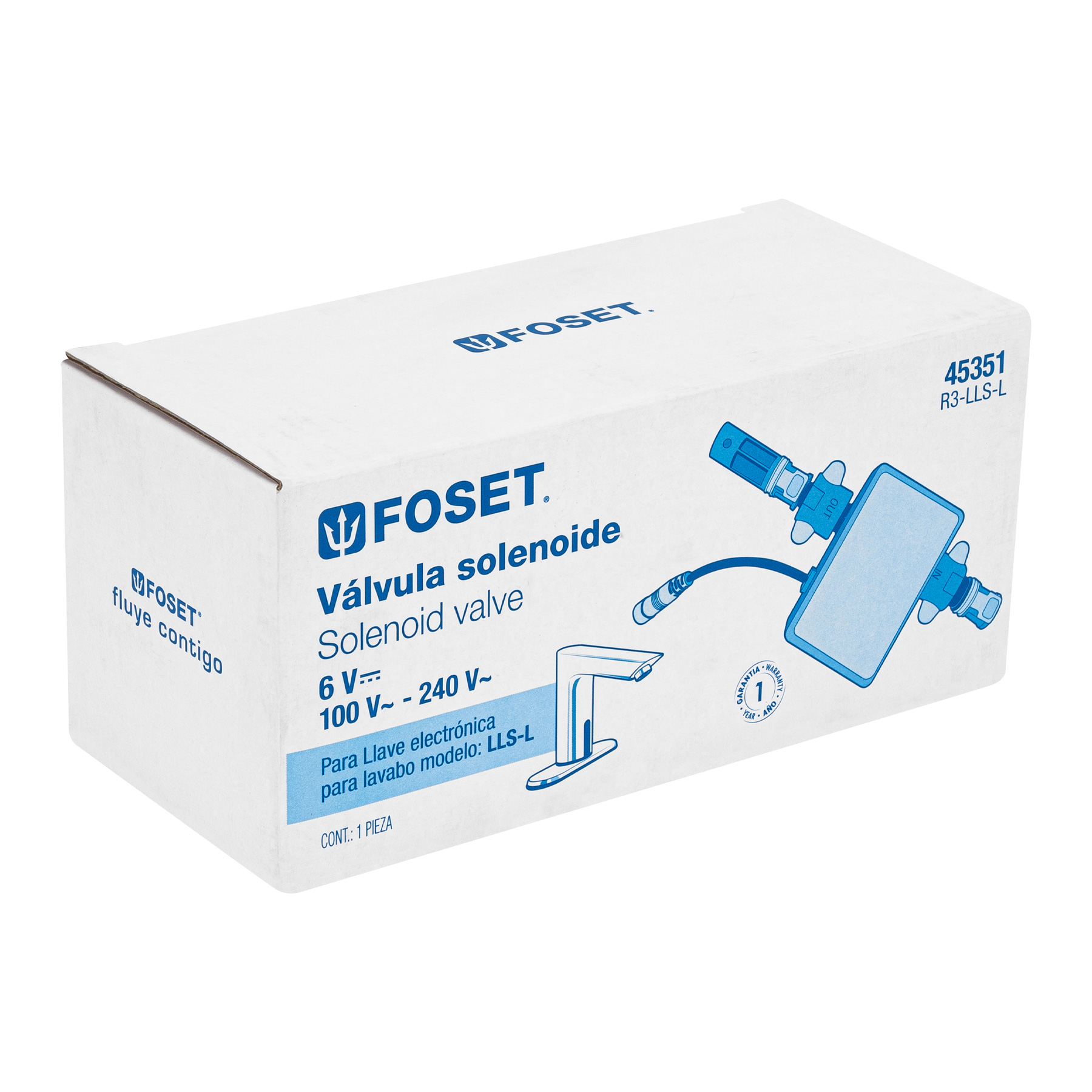 Válvula solenoide para llave de sensor LLS-L