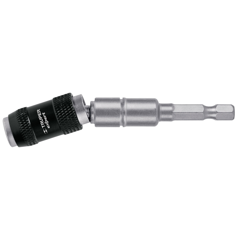 Adaptador articulado p/puntas, cambio rápido, 120 mm,Expert