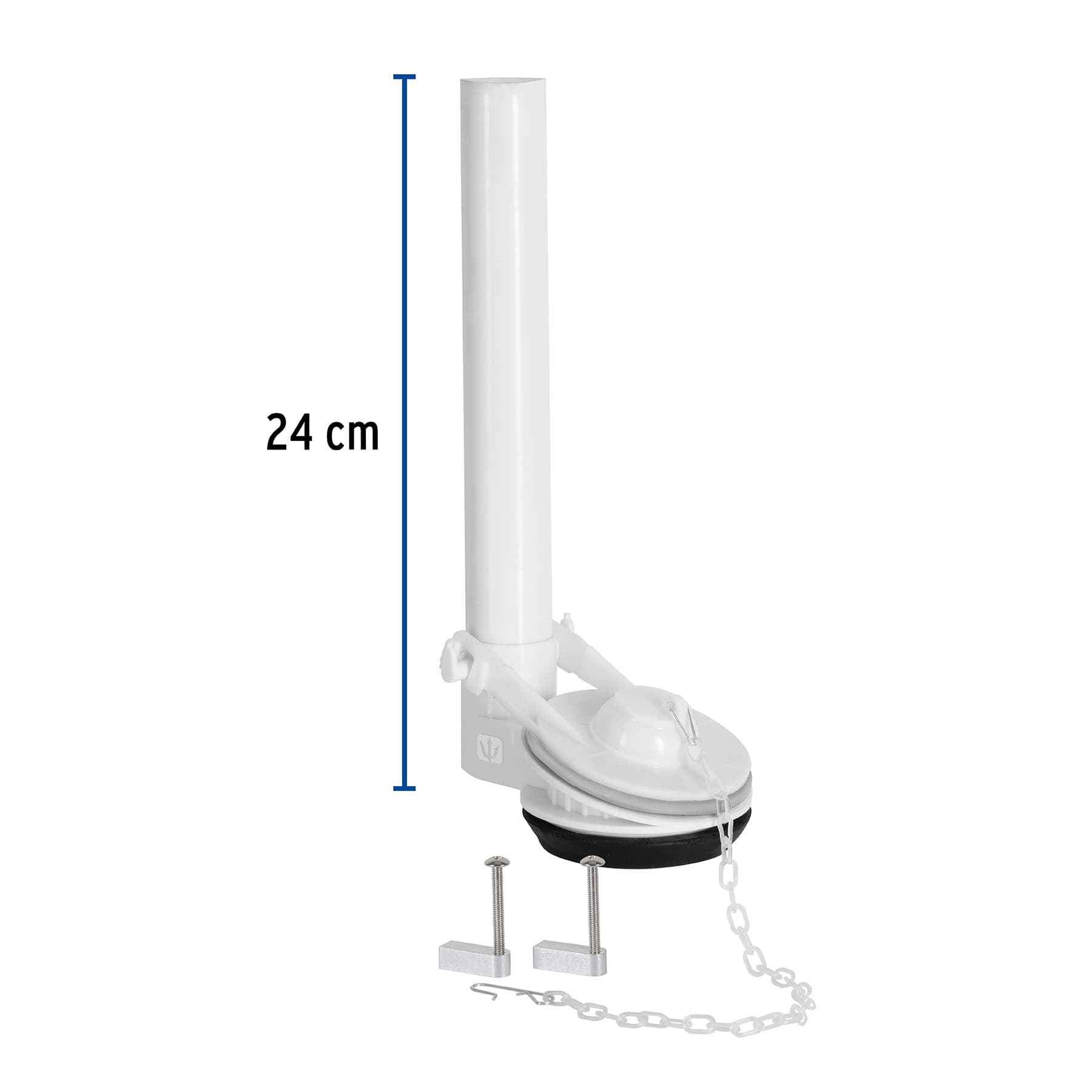 Válvula de descarga de 2' p/sanitario una pza,cadena inox