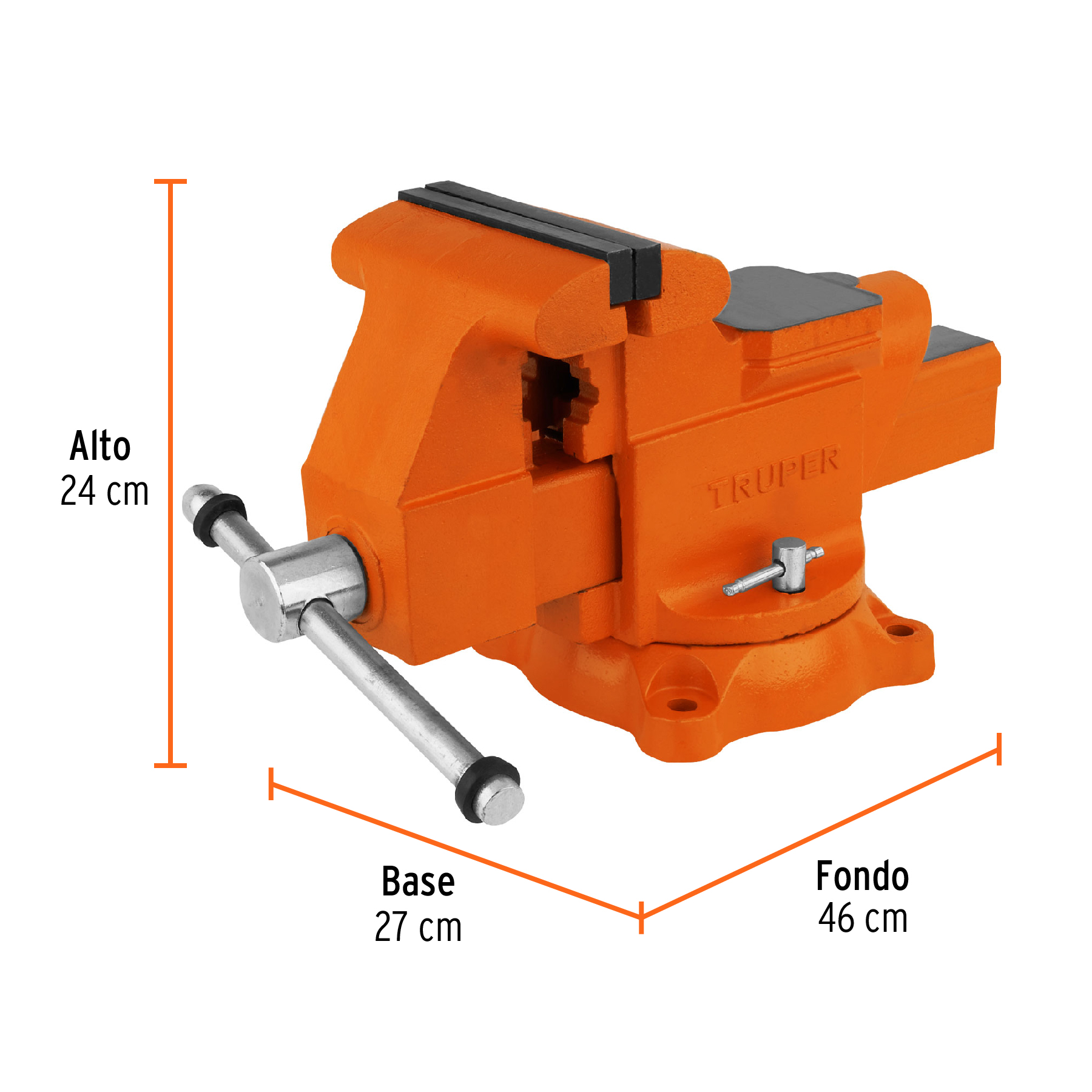 Tornillos de banco uso industrial, hierro nodular, 6" SUSTITUYE 100241