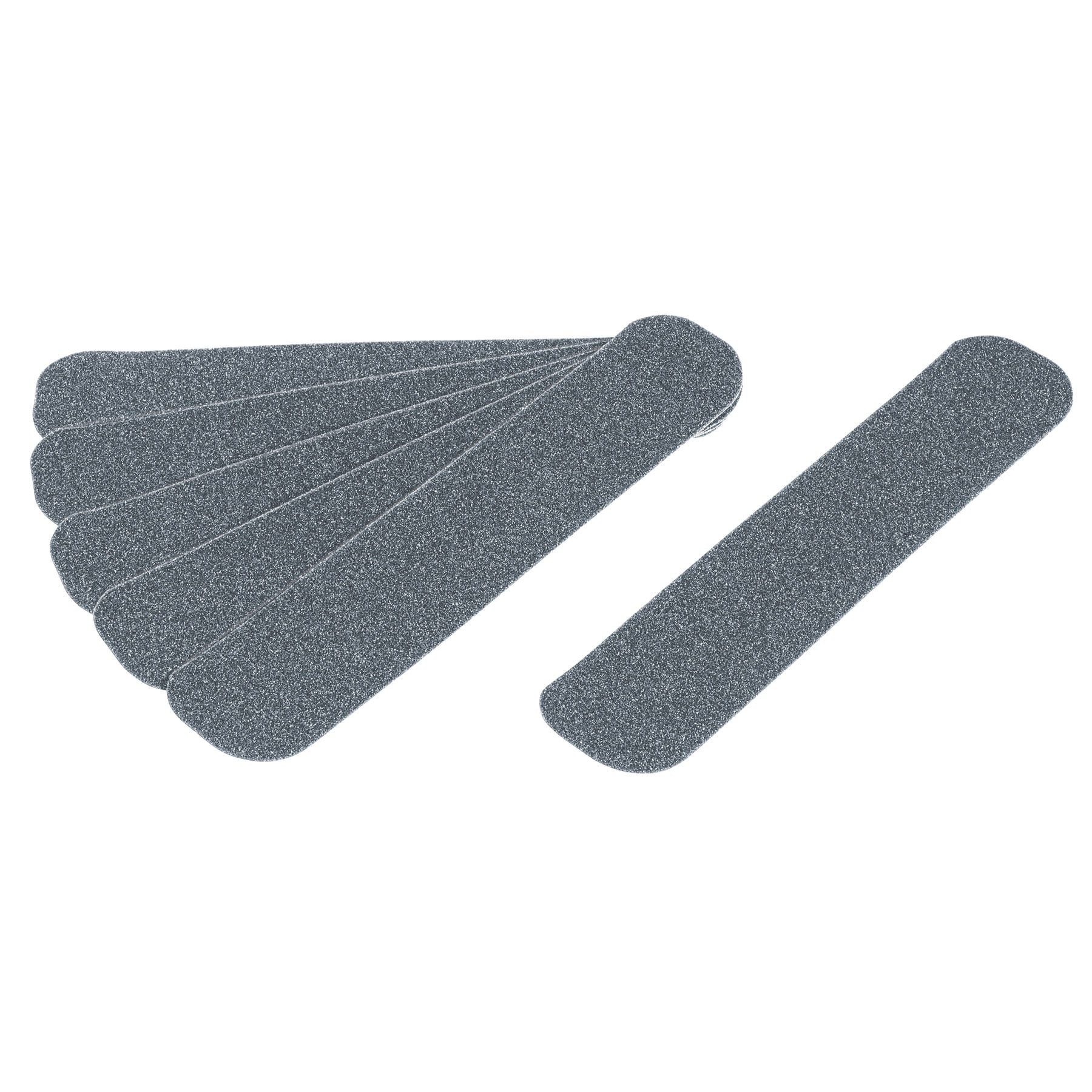 Tiras antiderrapantes grises p/áreas húmedas,50mm x 23cm,6pz