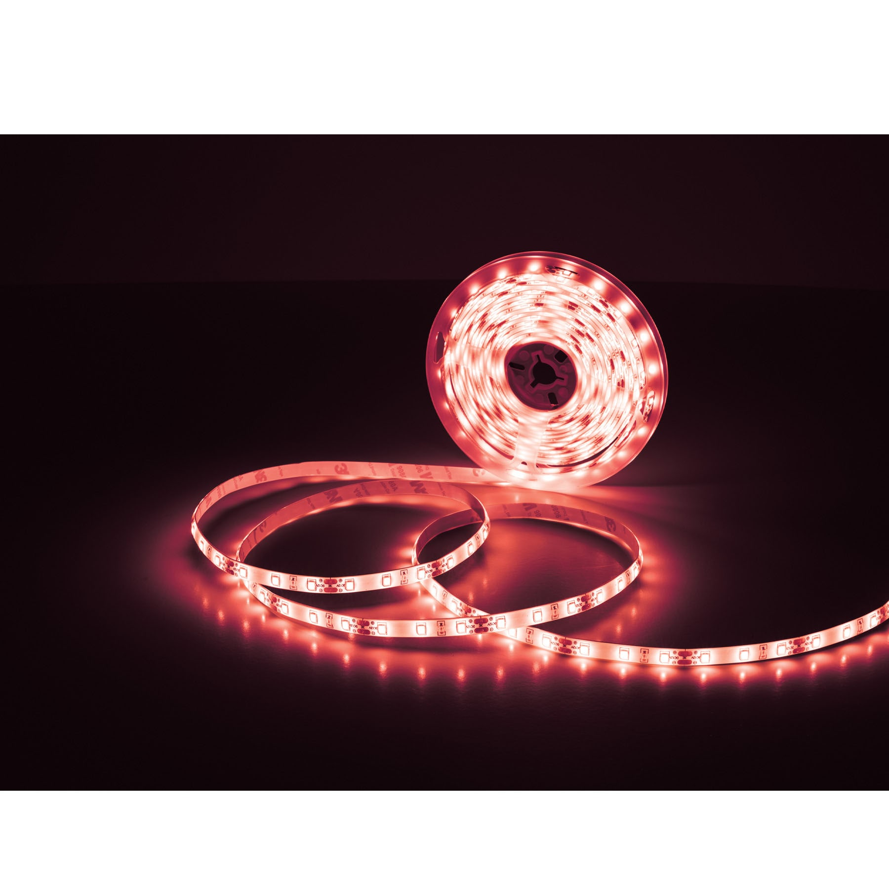 Tira de LED de 5 m 18 W para interior y exterior rojo