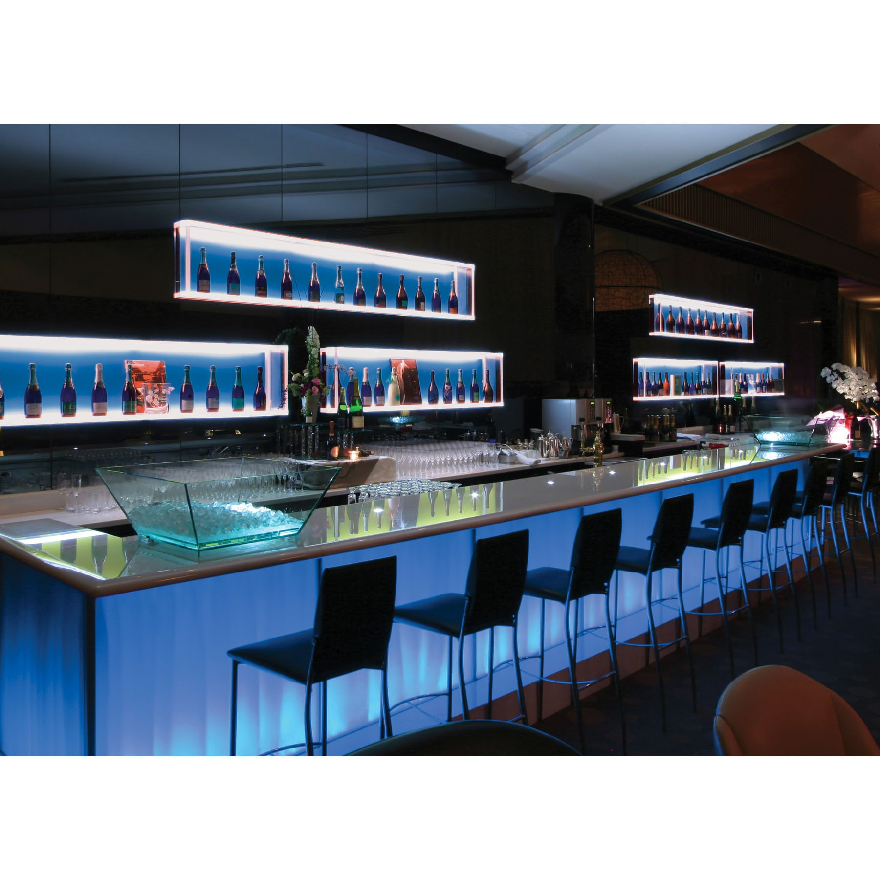 Tira de LED de 5 m 18 W para interior y exterior azul
