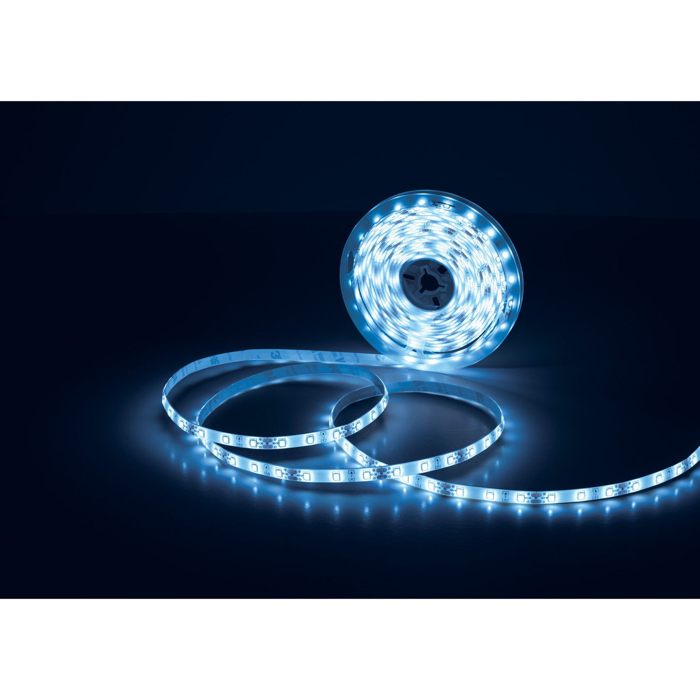 Tira de LED de 5 m 18 W para interior y exterior azul