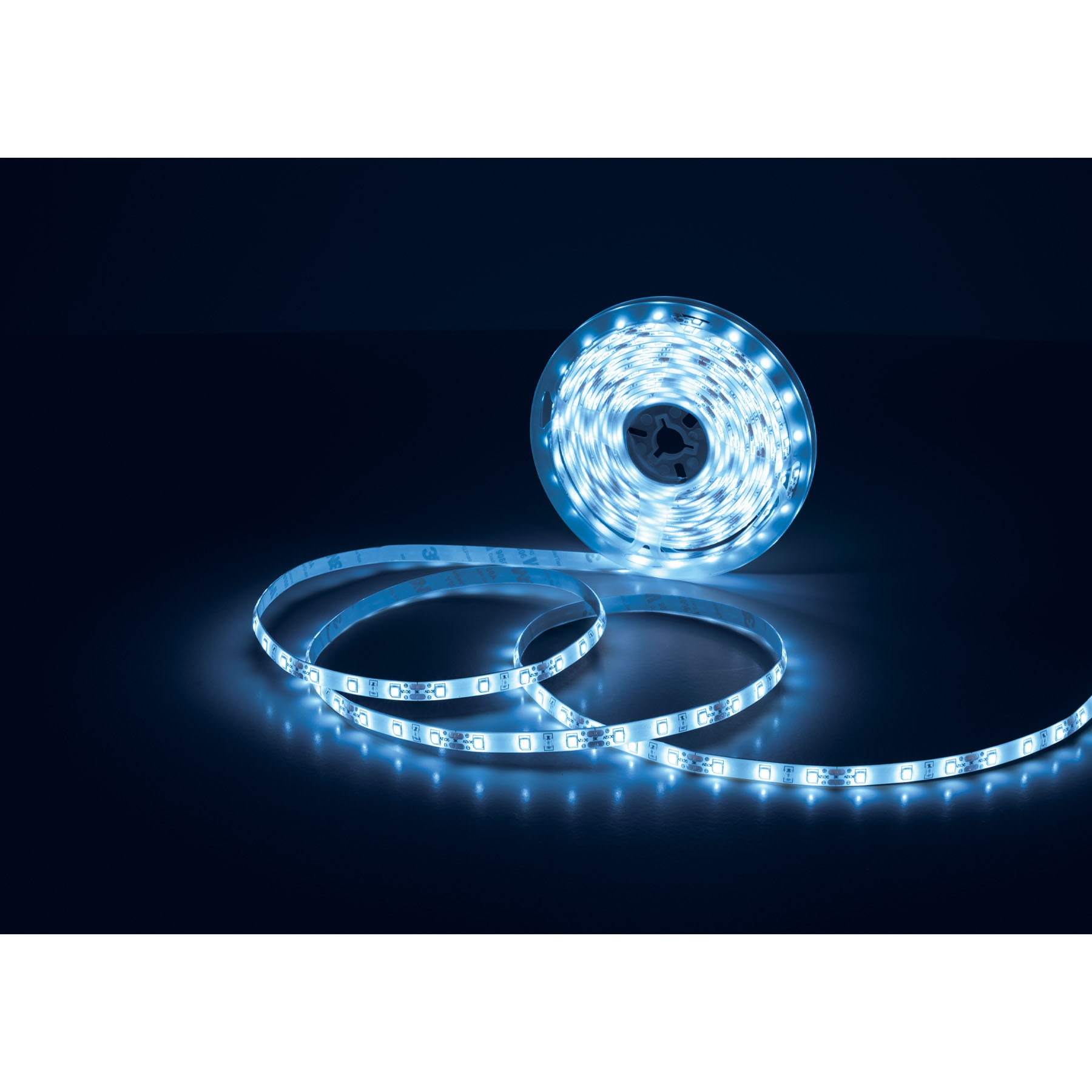 Tira de LED de 5 m 18 W para interior y exterior azul