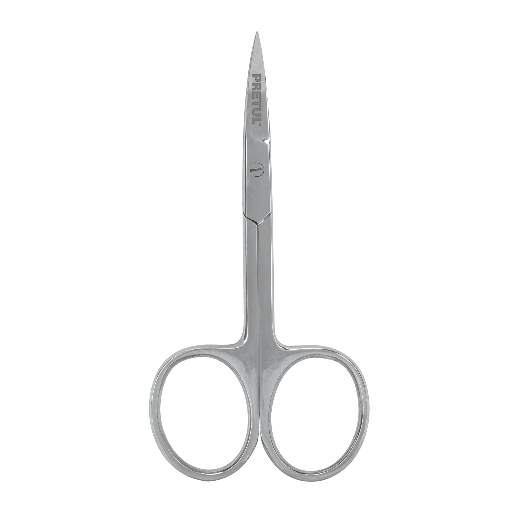 Tijera para manicura, punta curva, 3-1/2'