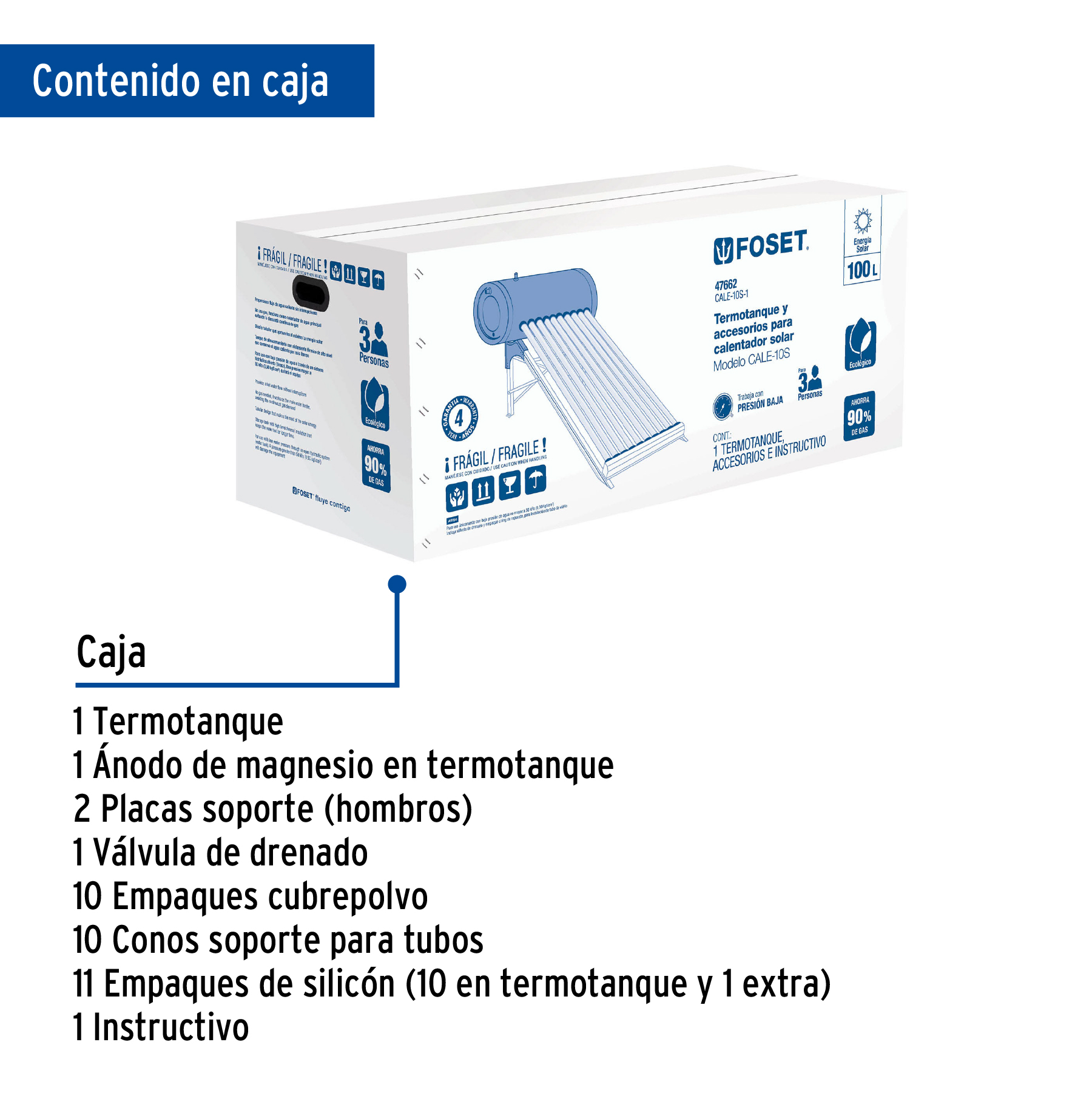Termotanque para modelo CALE-10S