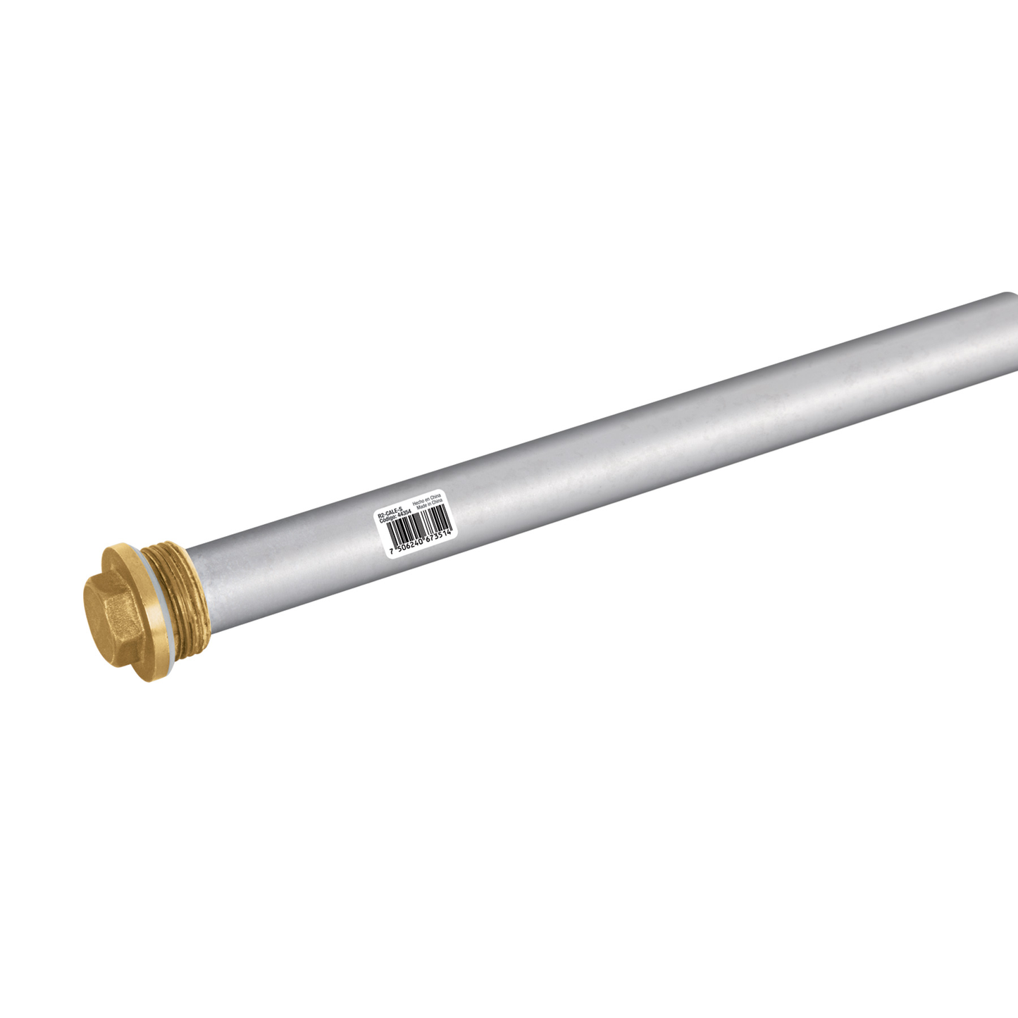 Ánodo de magnesio para calentador solar, 3/4'