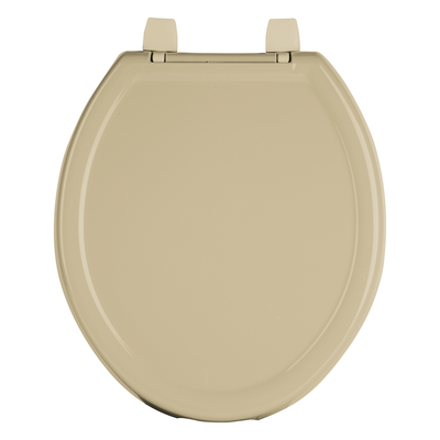 Asiento ligero con tapa para WC, beige, Foset Basic