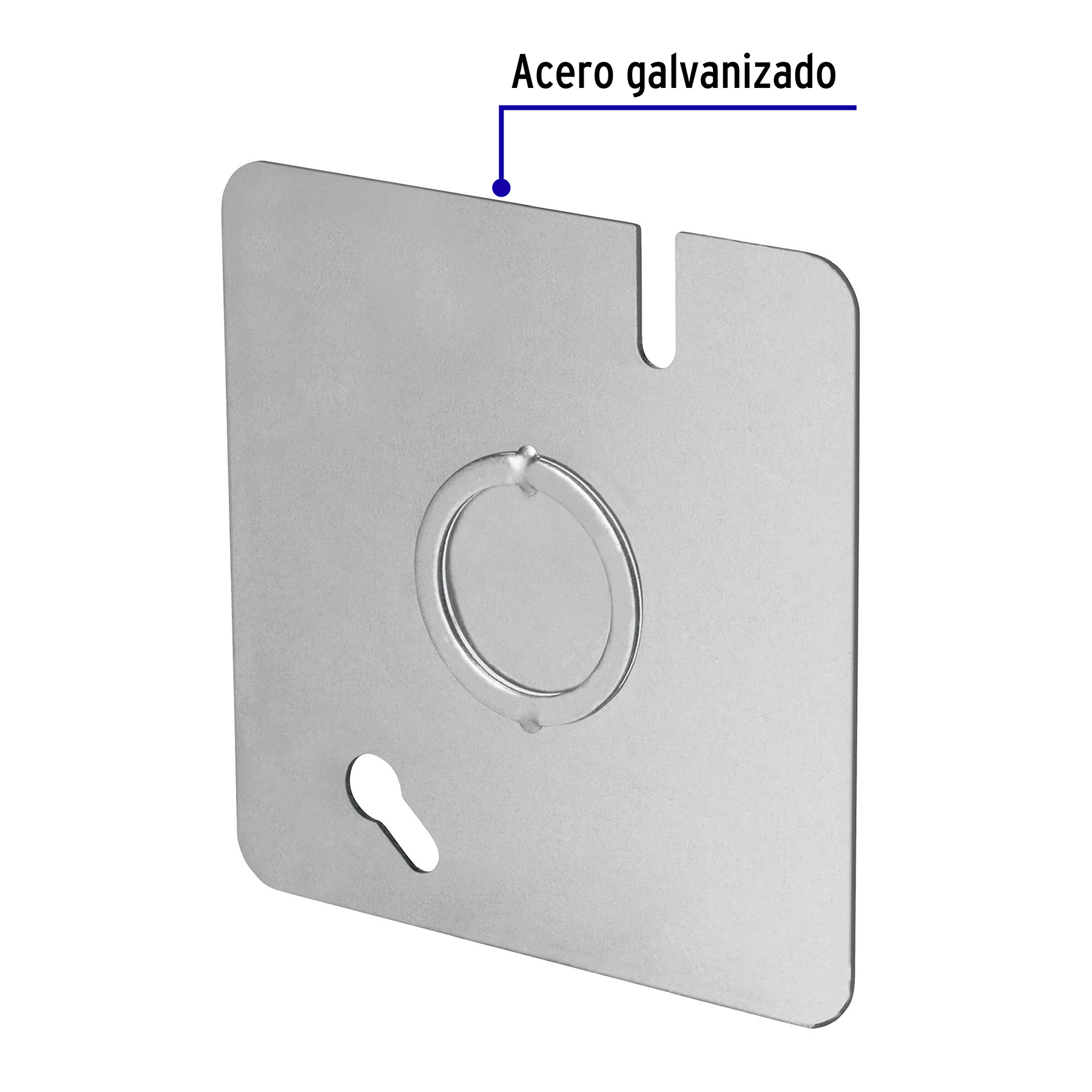 Tapa para caja cuadrada reforzada 3'x3', Volteck