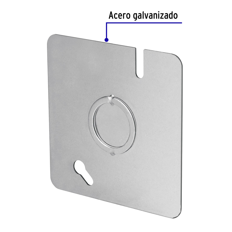 Tapa para caja cuadrada reforzada 3'x3', Volteck