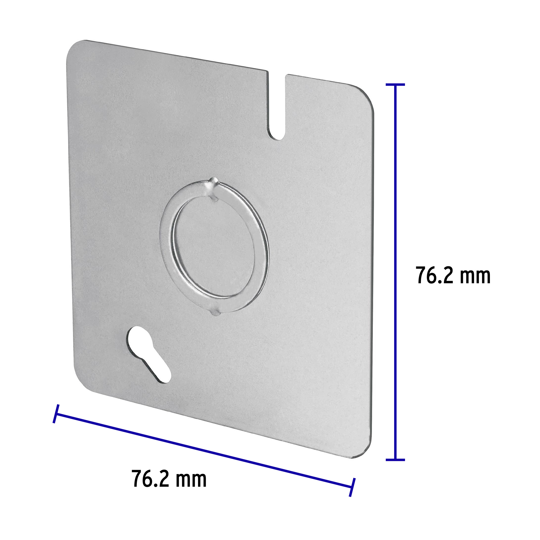 Tapa para caja cuadrada reforzada 3'x3', Volteck