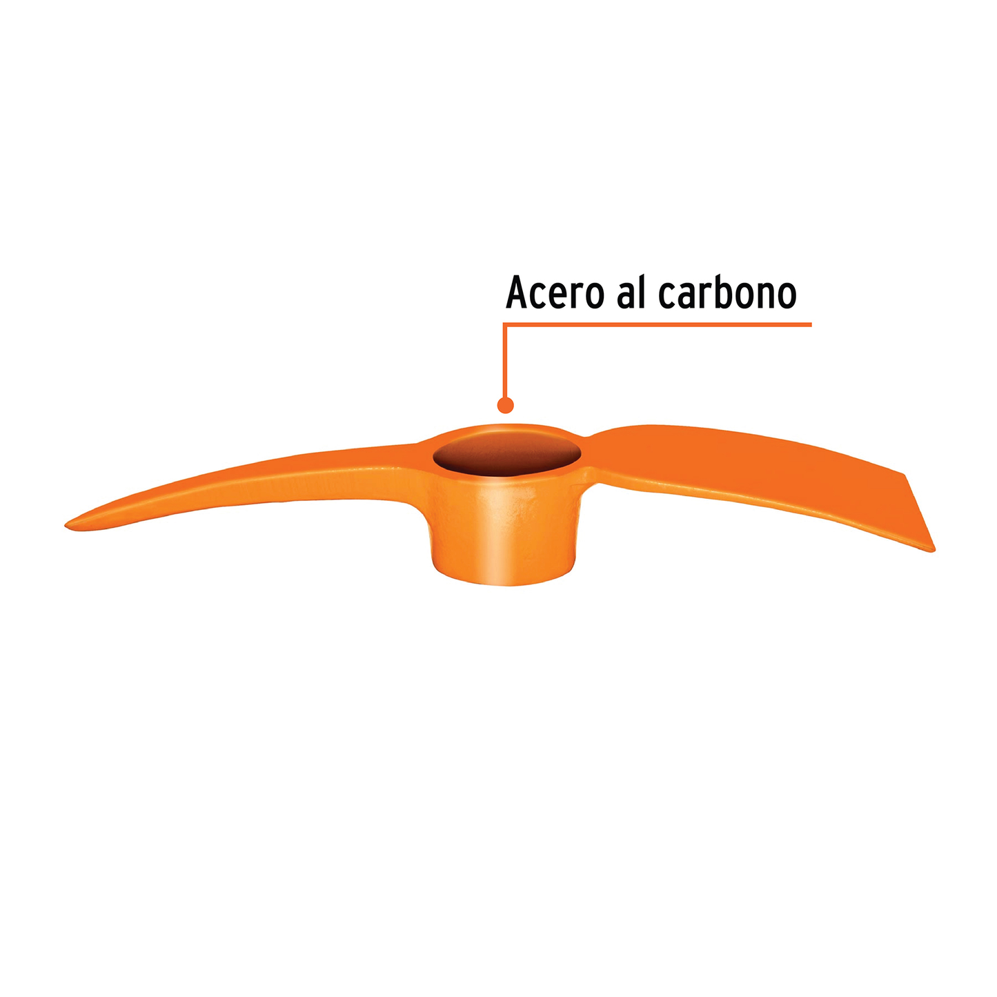 Talacho-pico 4 lb sin mango, Truper SUSTITUTO 102505