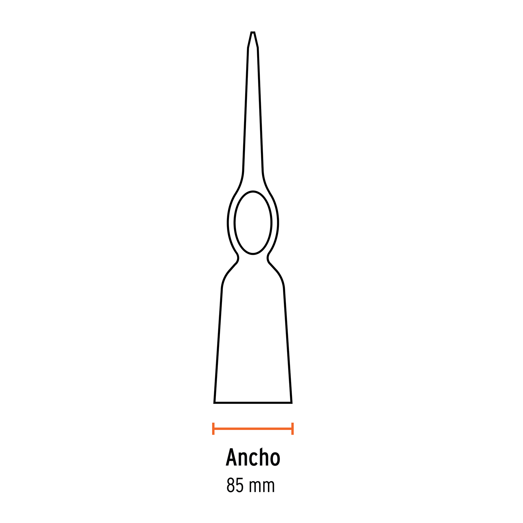 Talacho-pico 4 lb sin mango, Truper SUSTITUTO 102505