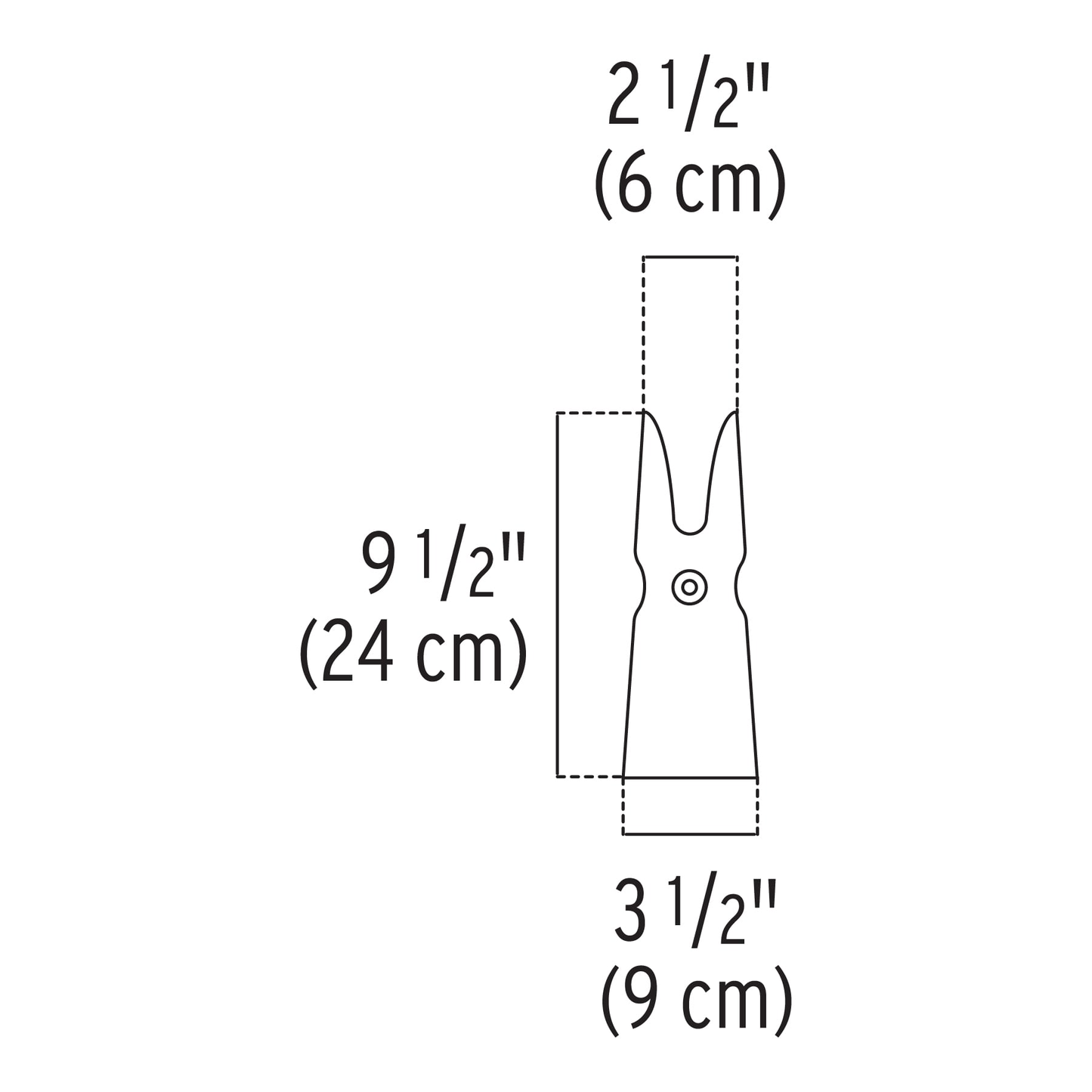 AZADON DE 2 CUERNOS, MANGO 54"