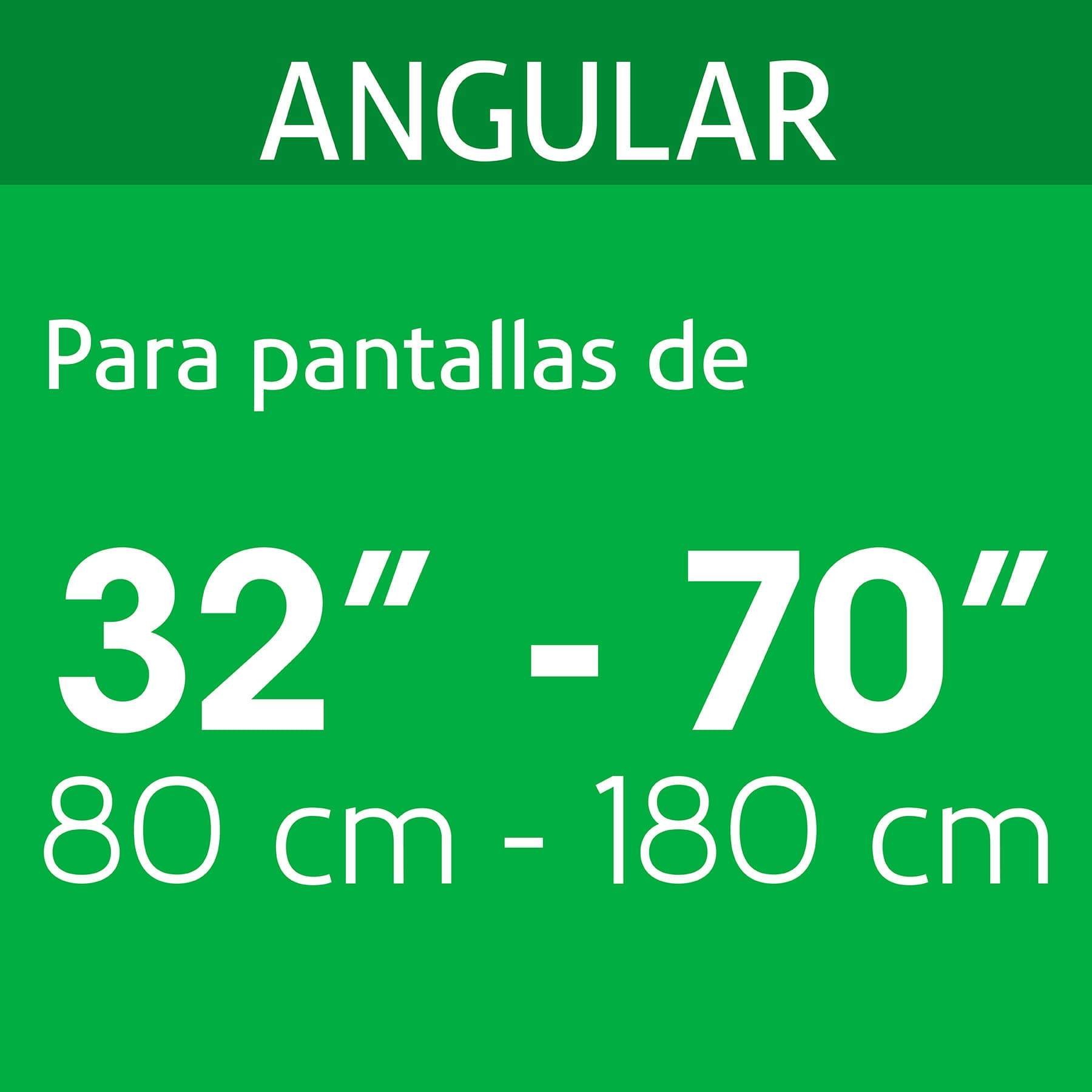 Soporte fijo con inclinación ajustable p/pantallas 32'-70'