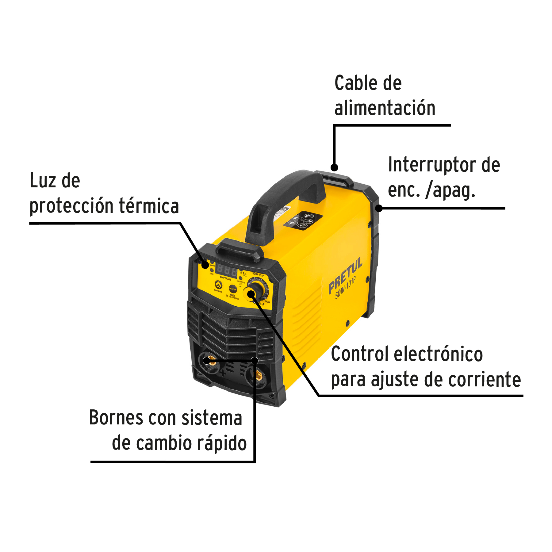 Soldadora inversora, 100A, 127V, Pretul