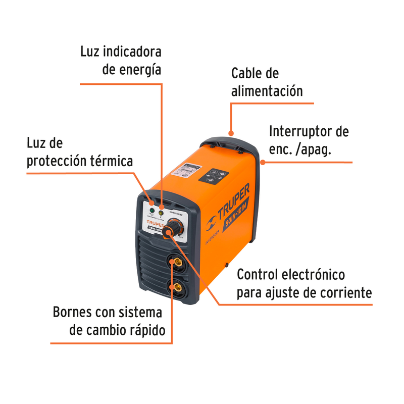 Soldadora inversora mini, 100 A, 127 V